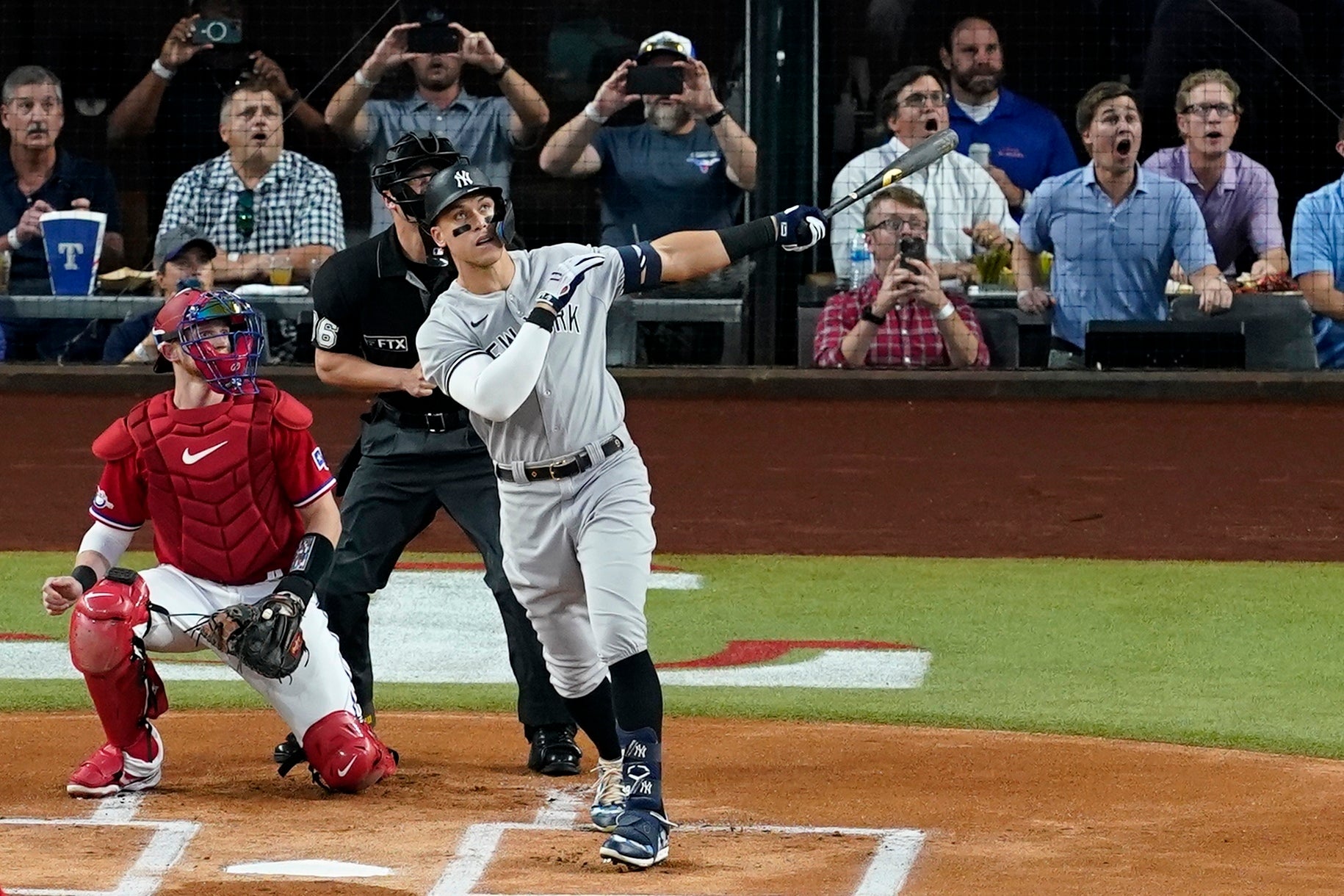 APTOPIX Yankees Rangers Baseball