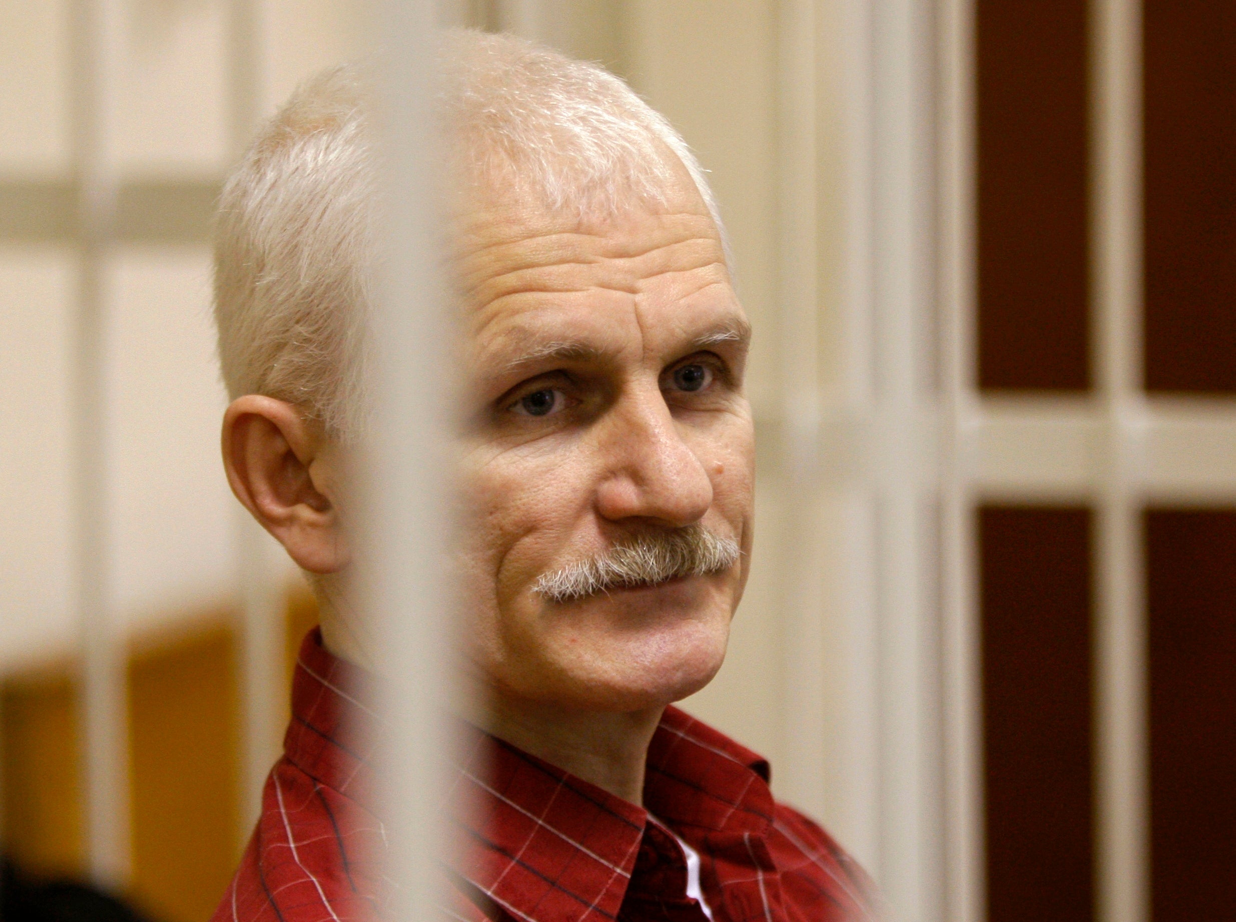 Jailed civil rights activist Ales Bialiatski was one of the recipients of this year’s Nobel Peace Prize