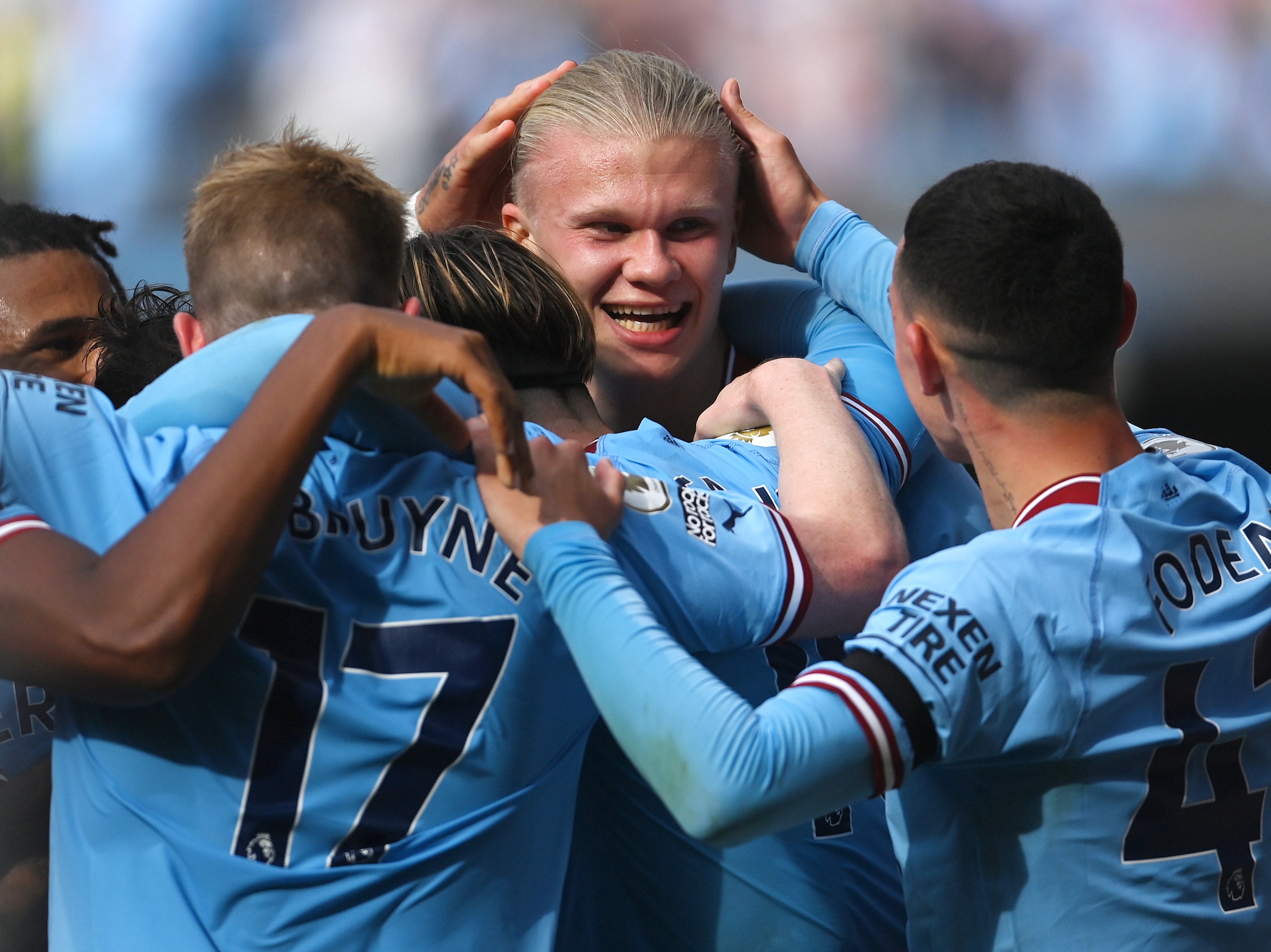 Manchester City striker Erling Haaland