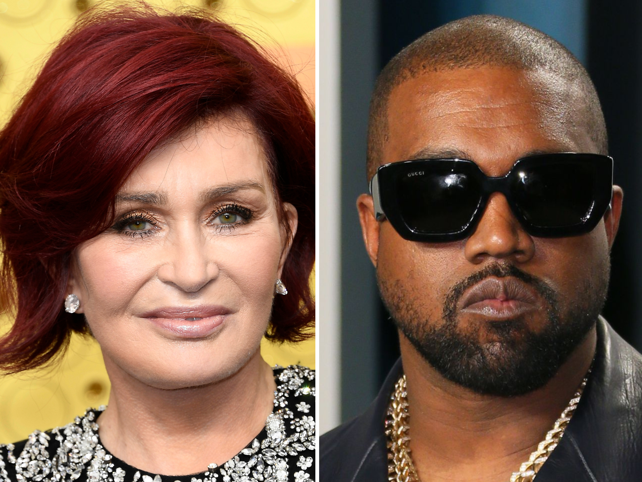 Sharon Osbourne and Kanye West