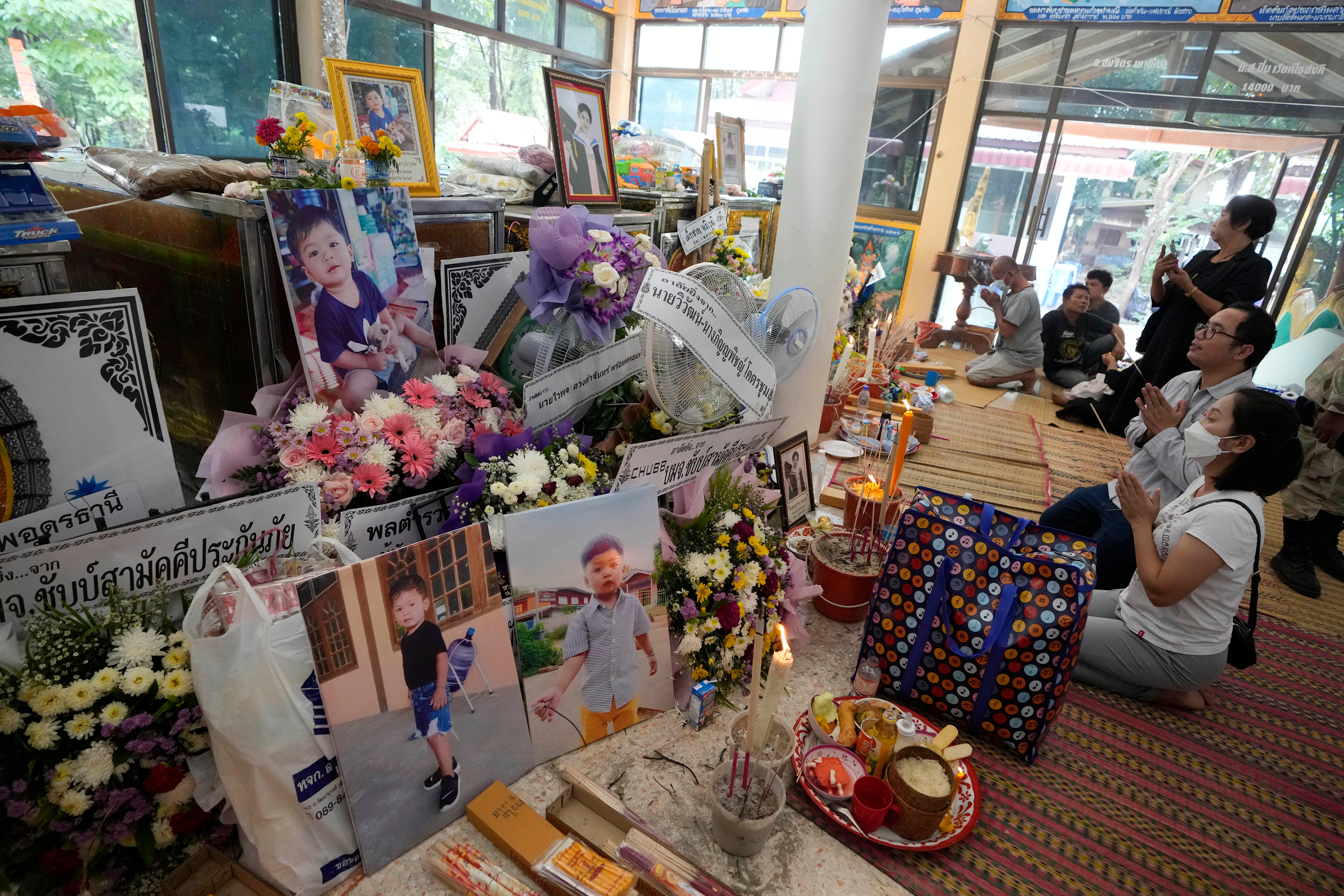 APTOPIX Thailand Childcare Center Shooting