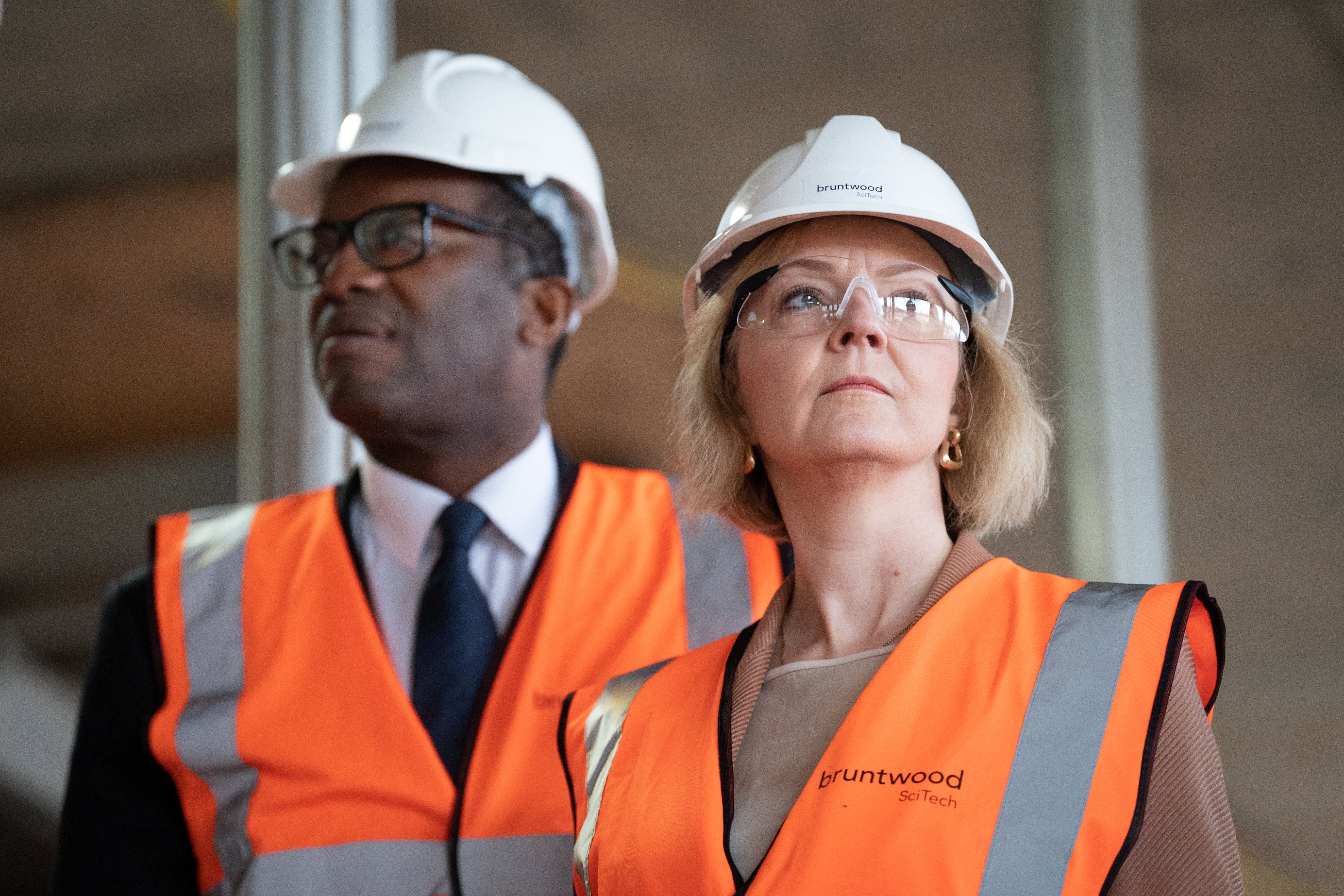 Liz Truss with chancellor Kwasi Kwarteng