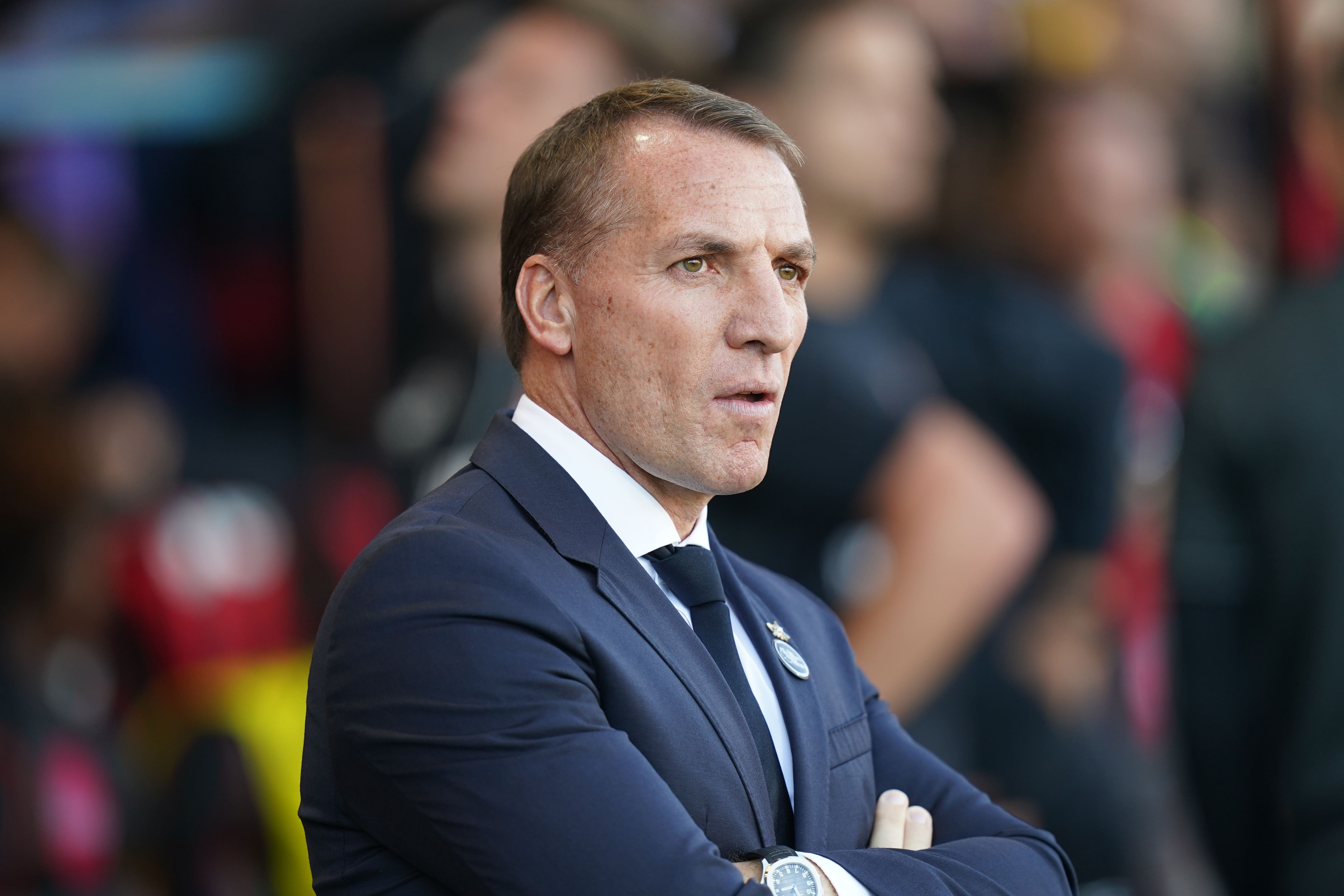 Brendan Rodgers confident he can keep Leicester in Premier League (Adam Davy/PA)