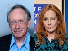 Ian McEwan says JK Rowling’s transgender views are ‘hardly worth a death threat’