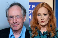Ian McEwan says JK Rowling’s transgender views are ‘hardly worth a death threat’