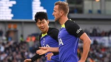 Antonio Conte hails ‘top men’ as Tottenham end tough week with tight win at Brighton