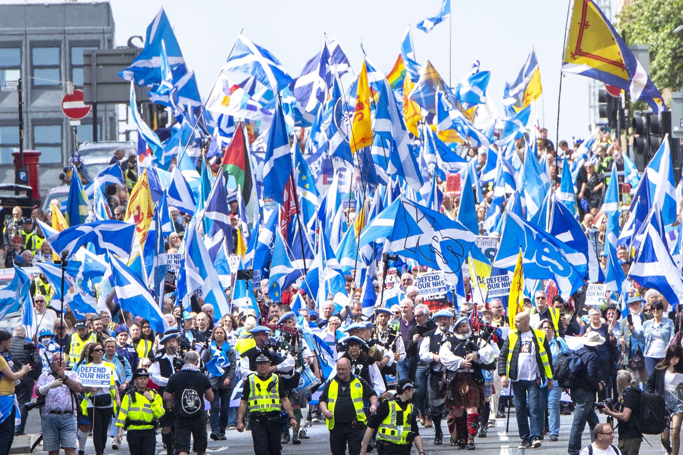 The legality of a second independence referendum will be debated by the Supreme Court next week (Lesley Martin/PA)