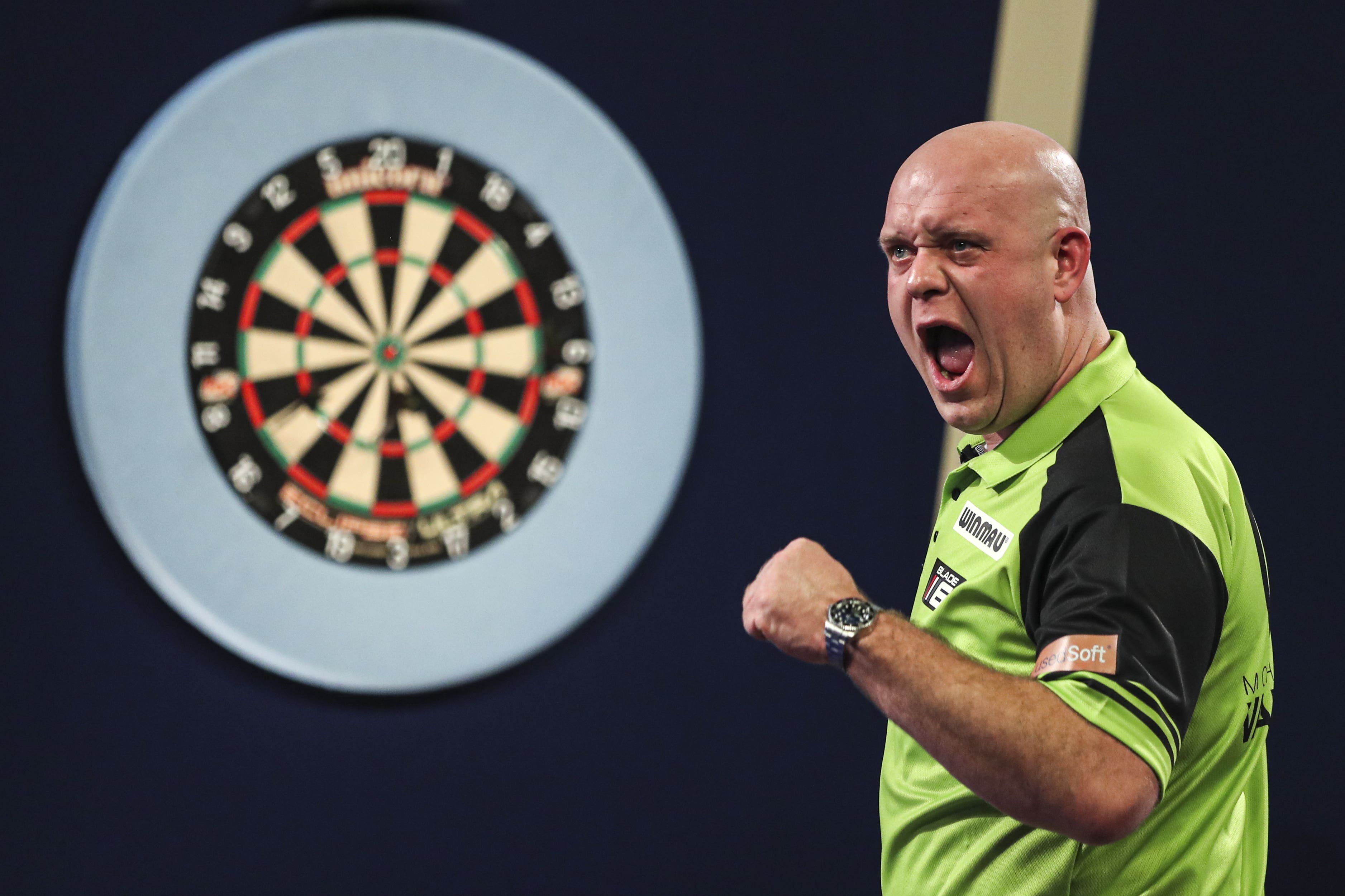 Michael van Gerwen won the World Grand Prix for the sixth time (Kieran Cleeves/PA)