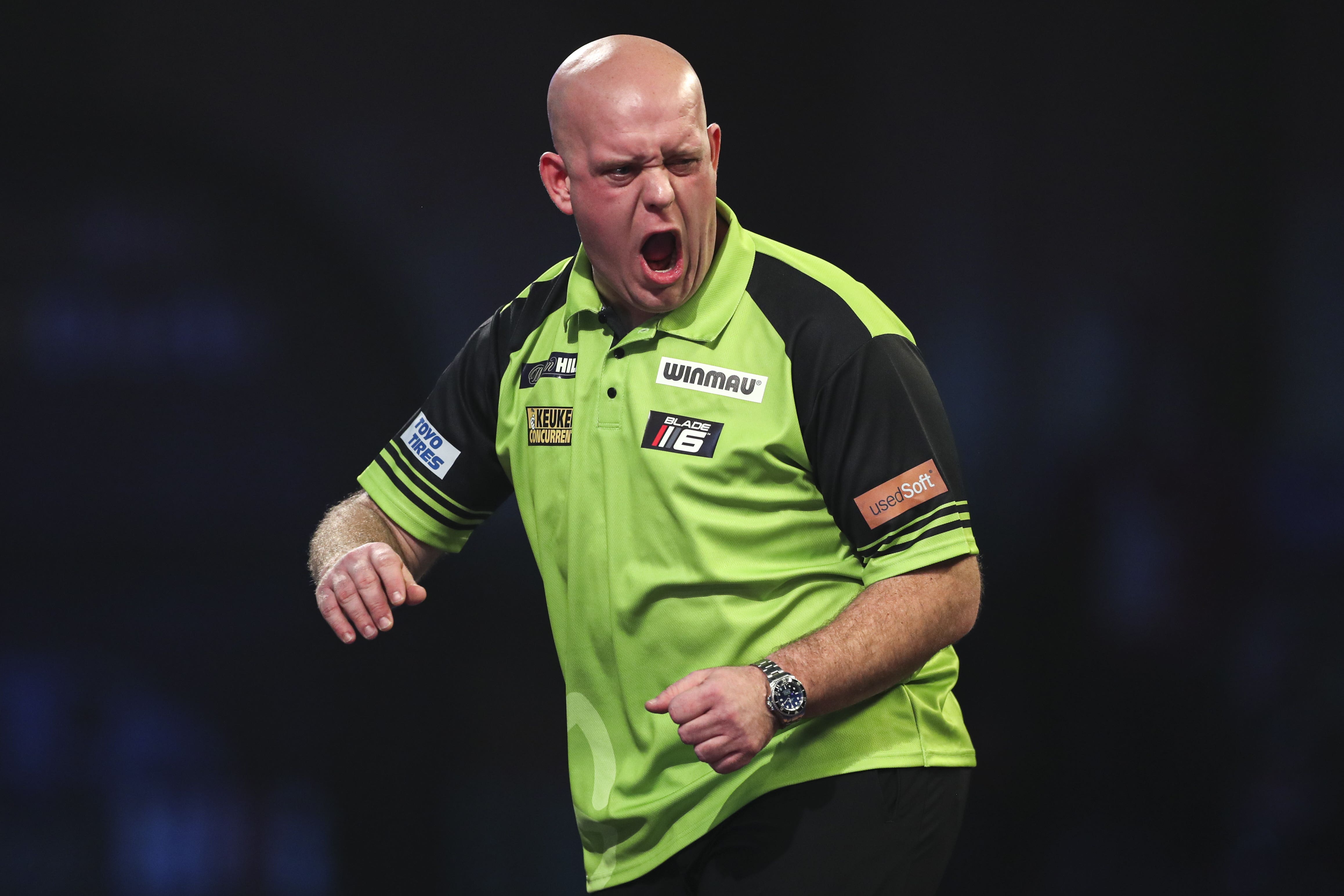 Michael van Gerwen won the World Grand Prix for a sixth time (Kieran Cleeves/PA)