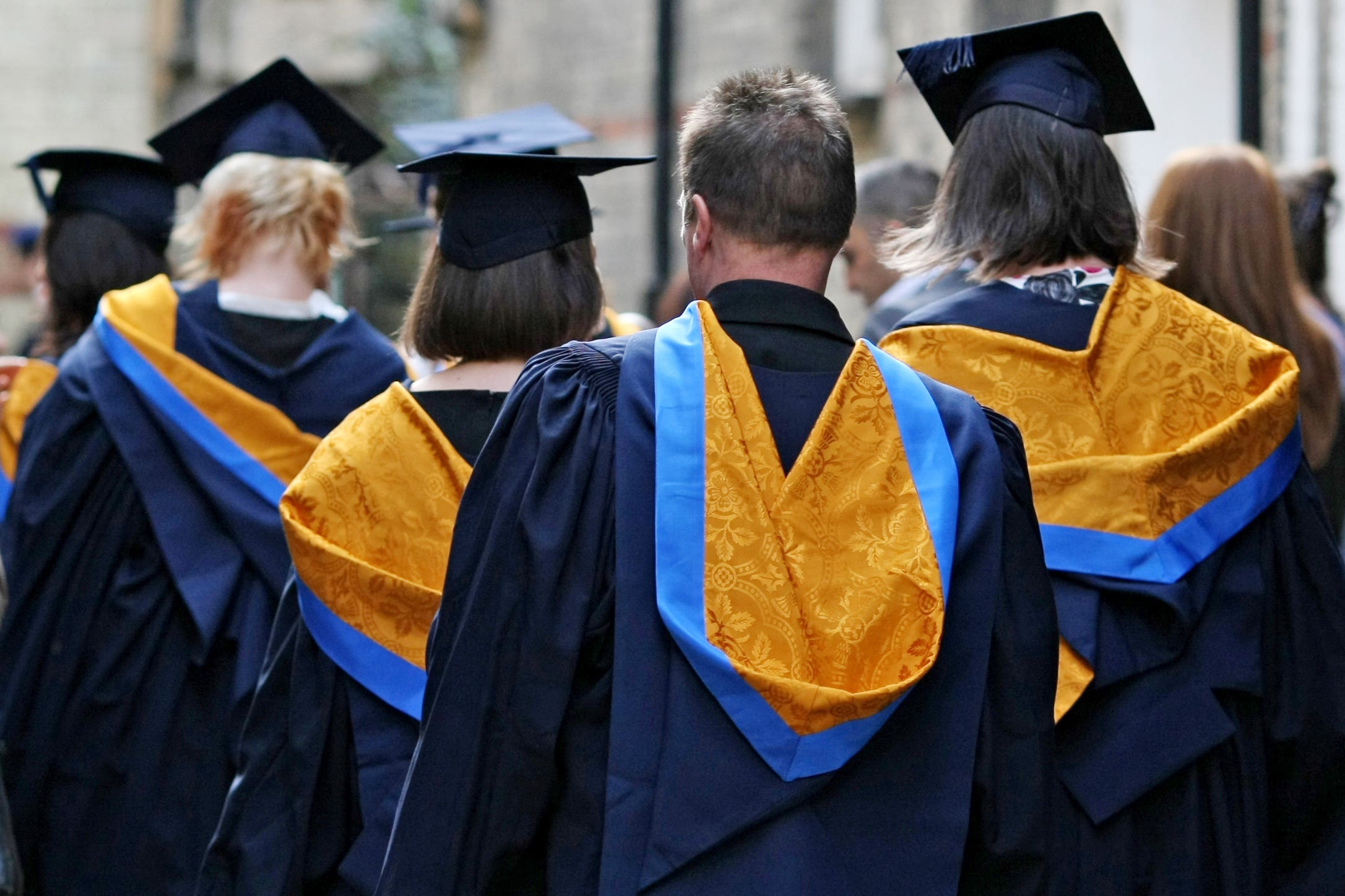 University students (Chris Radburn/PA)