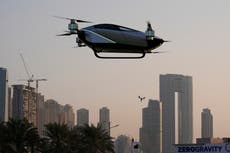 Chinese firm tests electric flying taxi in Dubai