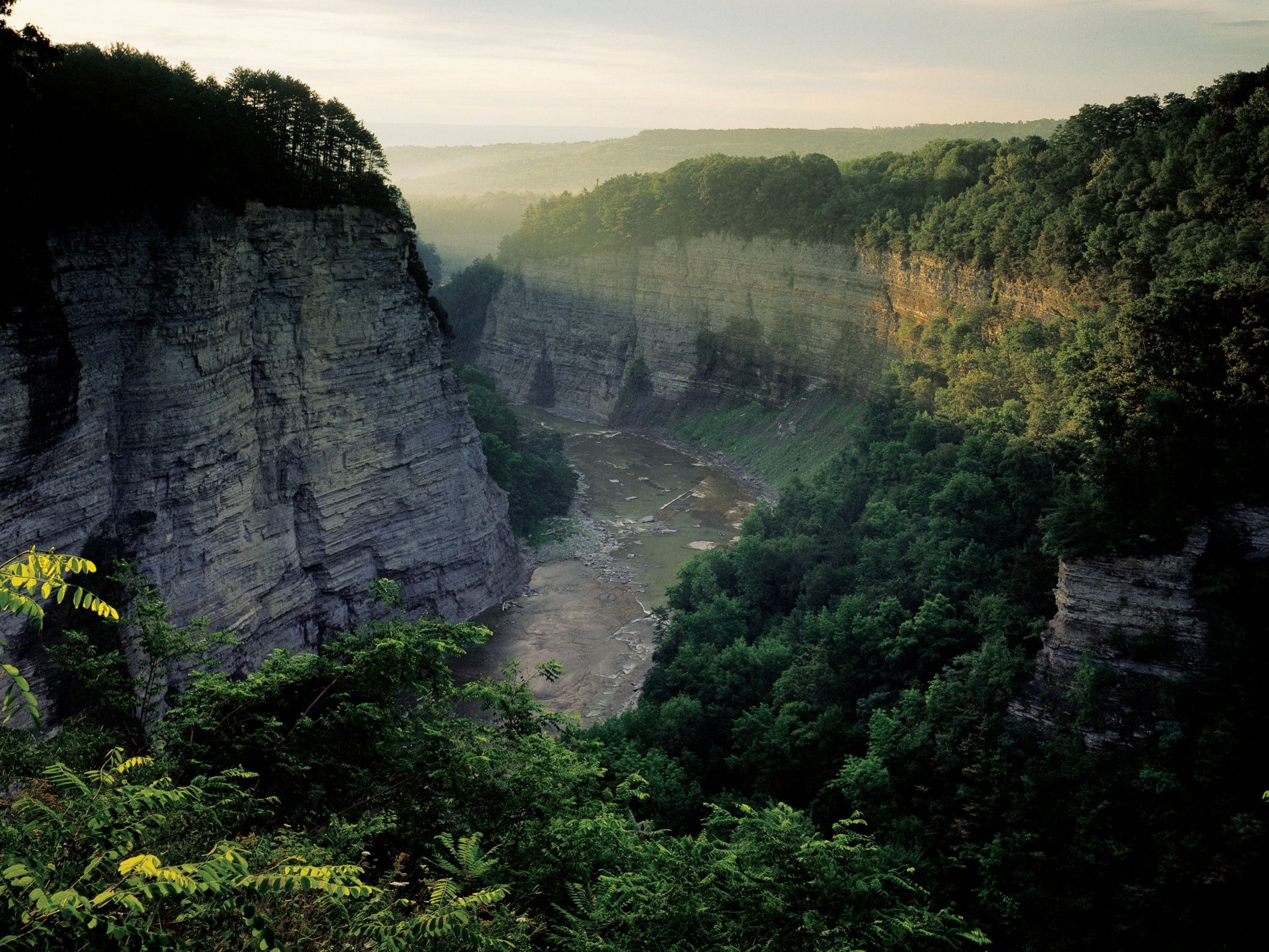 Letchworth State Park near Finger Lakes in New York