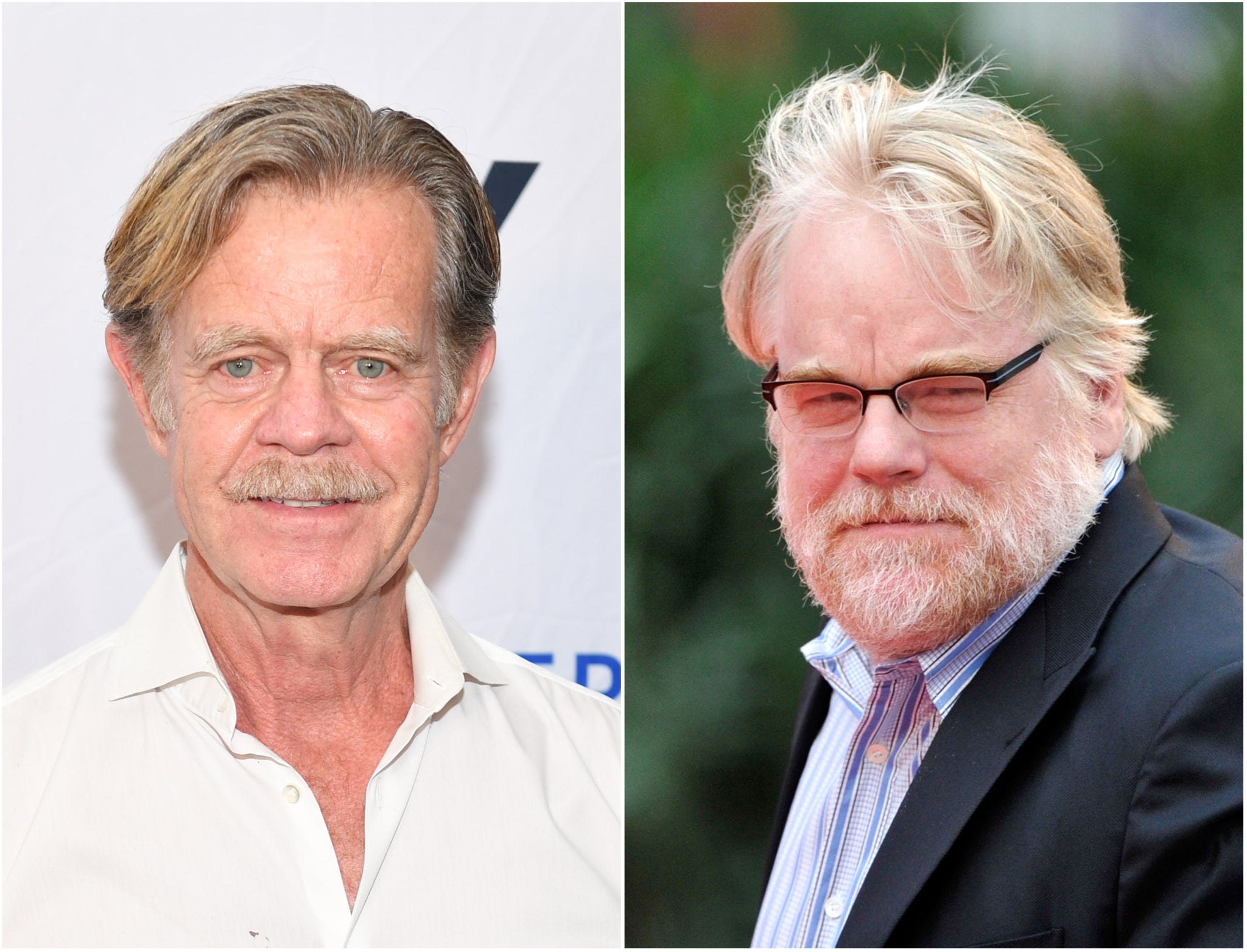 William H Macy (left) and Philip Seymour Hoffman