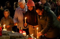 Hundreds attend vigil for 10 killed in explosion at petrol station in Donegal