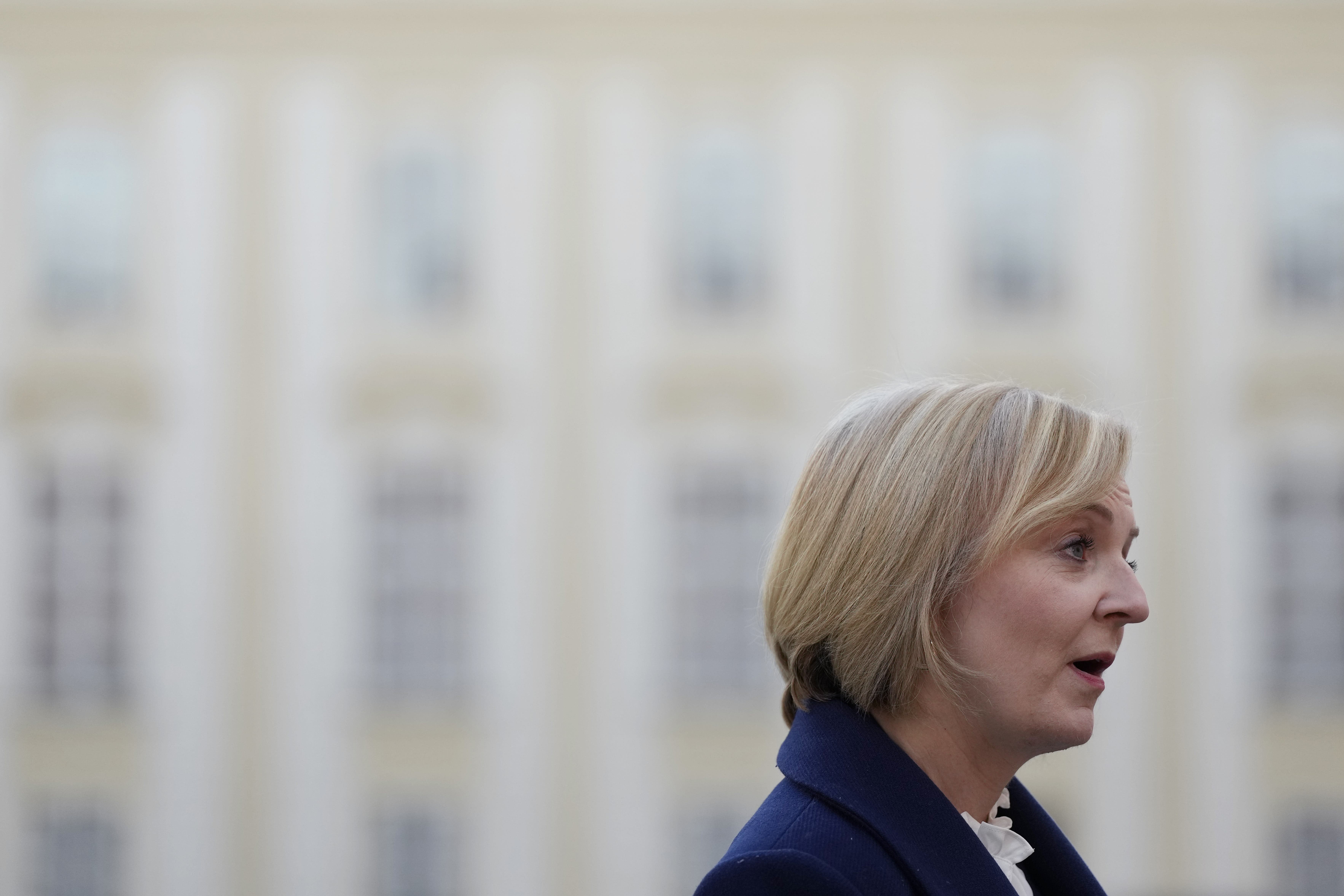 Liz Truss to urge world leaders not to waver after Russian strikes on Ukraine