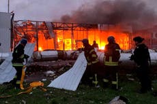 Russia-Ukraine war – live: Putin warned over nuclear weapons as Zelensky calls for Belarus mission