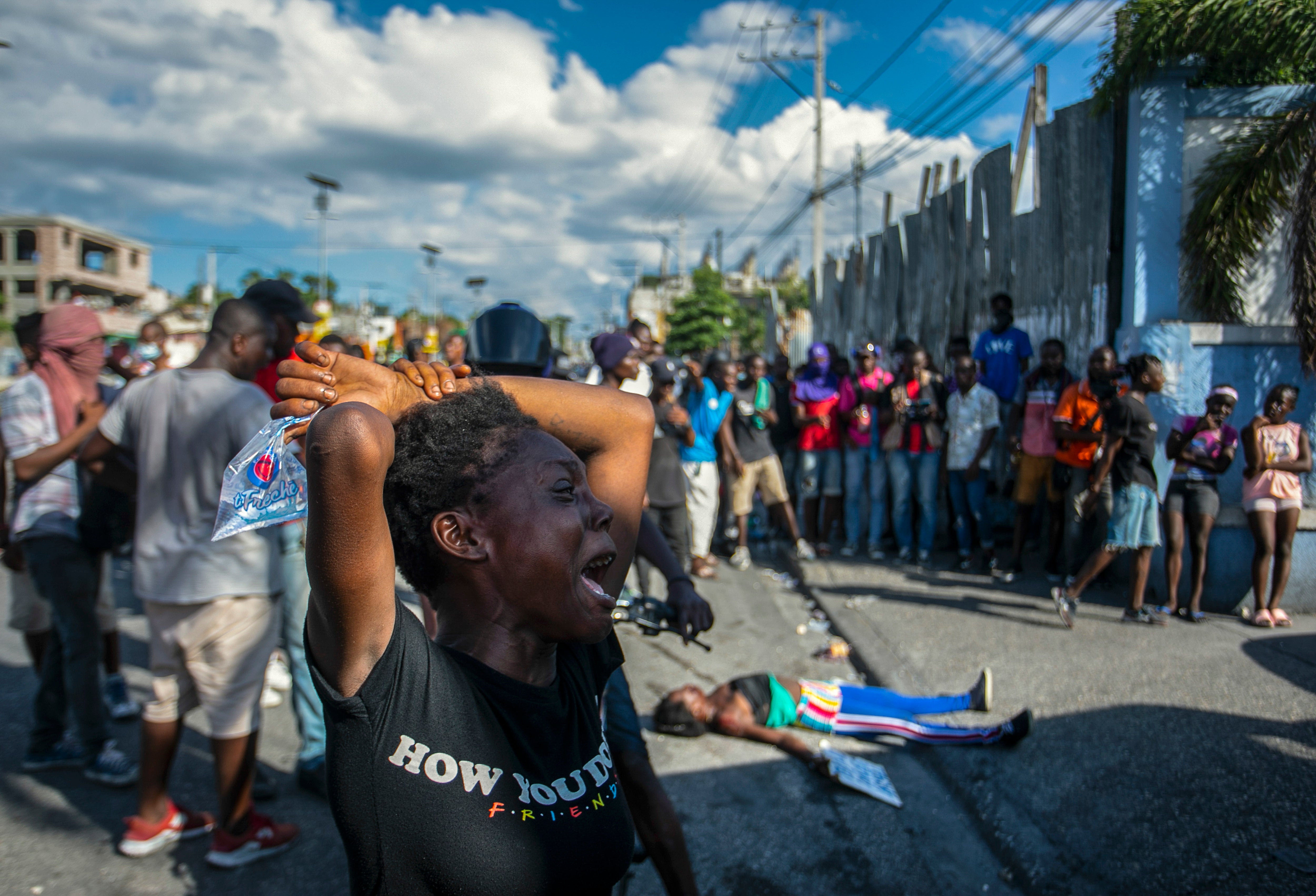 APTOPIX Haiti Protest