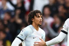 Trent Alexander-Arnold got ‘lucky’ as Jurgen Klopp provides Liverpool injury update