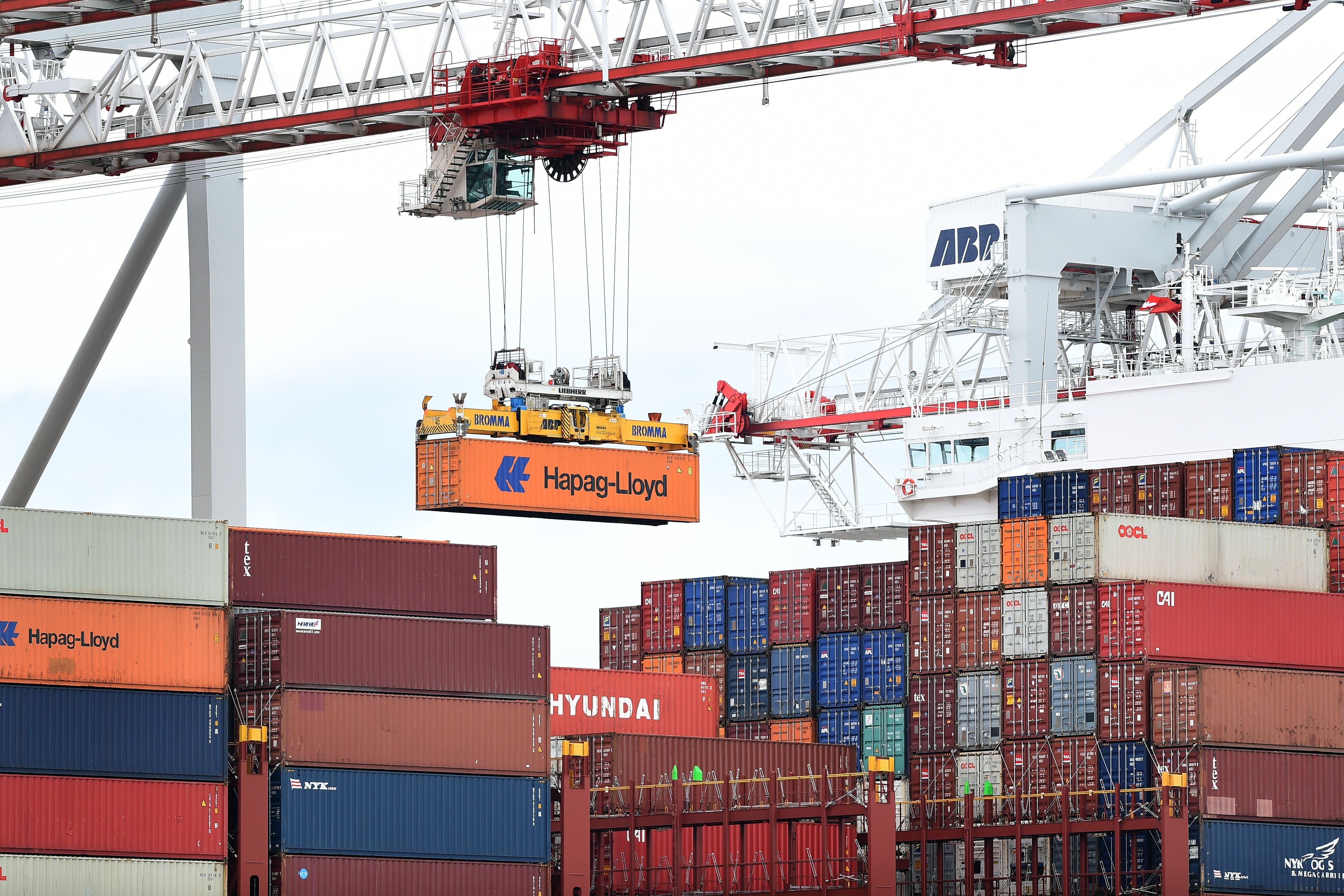 An APL ship docked at the DP World Southampton Container Terminal. A Commons committee chair has said repeated delays to implementing a new import regime continue to impact British businesses (Andrew Matthews/PA)