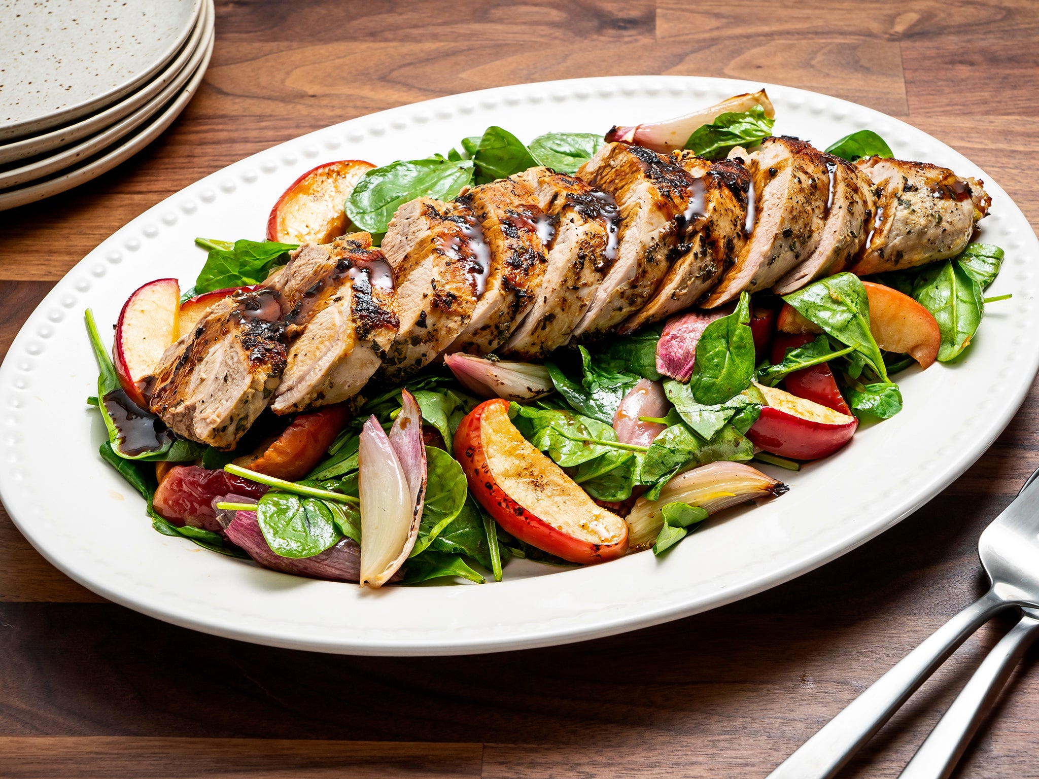 Aside from the occasional toss, once it’s in the oven this dish barely needs attention