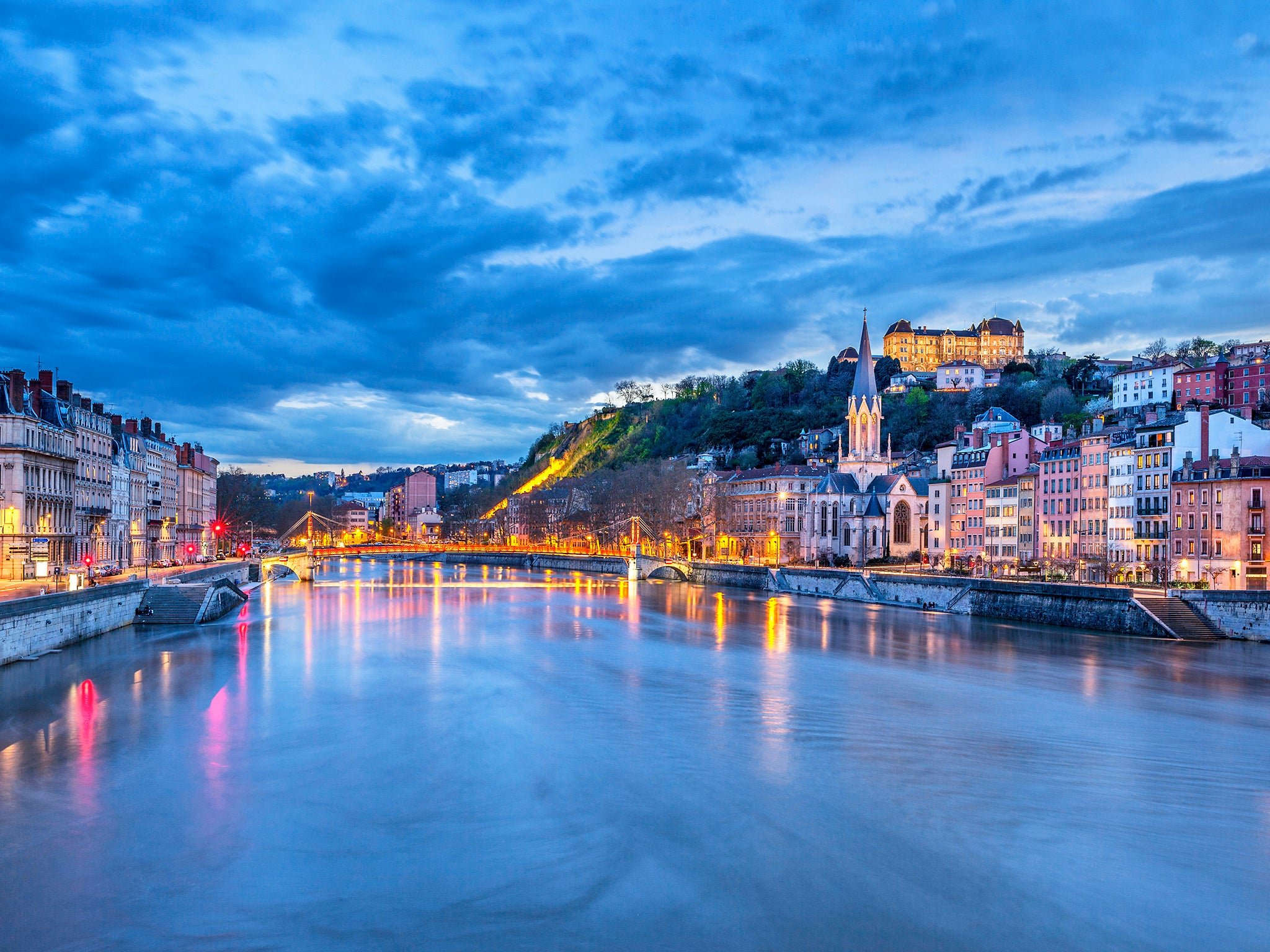 Blue Sunday: take a stroll down the Saone river