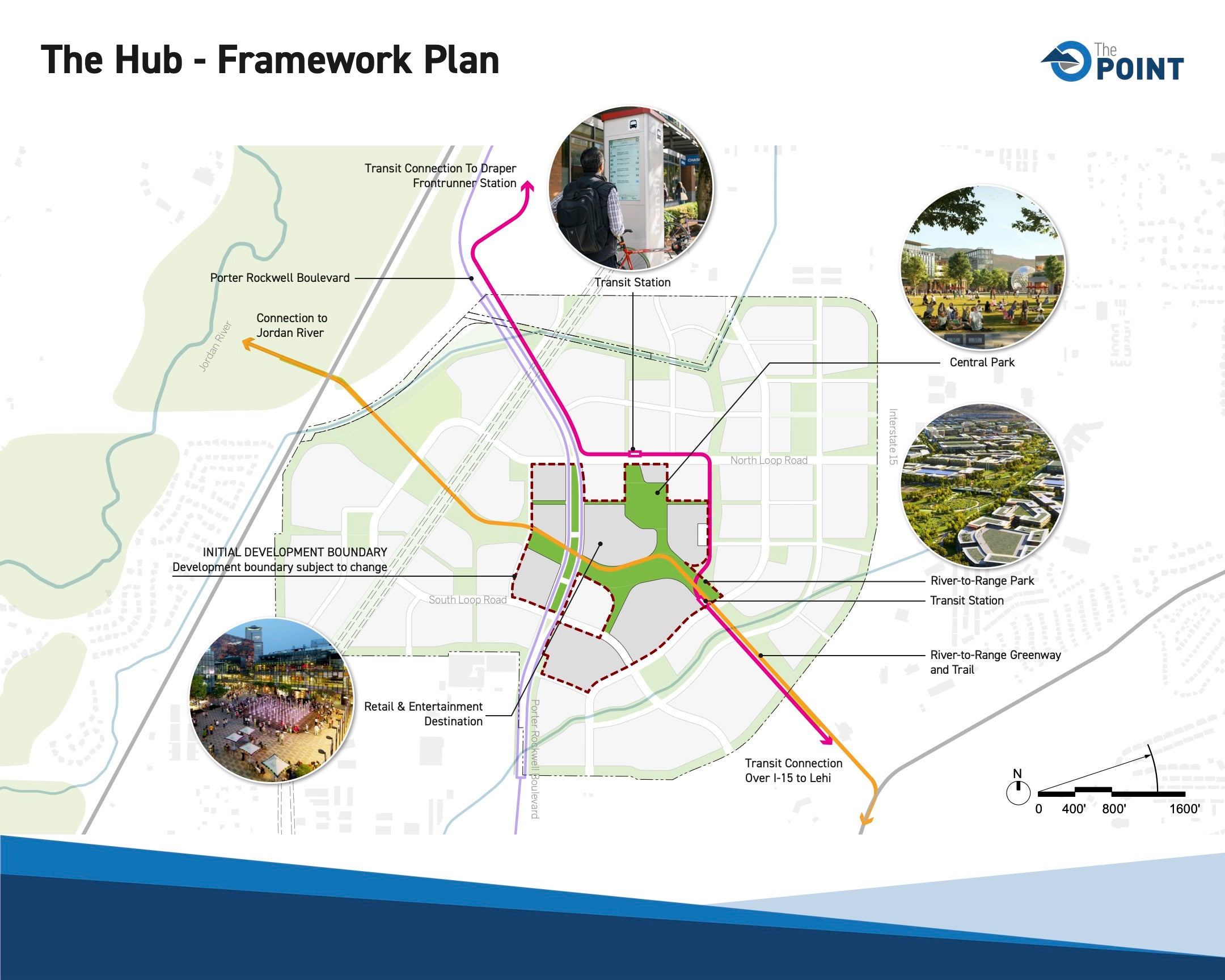 The first phase of development will focus on a mixed-use central area, with surrounding sub-neighbourhoods to follow over the next few decades Cuthbertson says