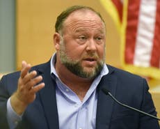 Sandy hook families warn against ‘wannabes’ following Alex Jones in ‘lies and deceit’ after record payout