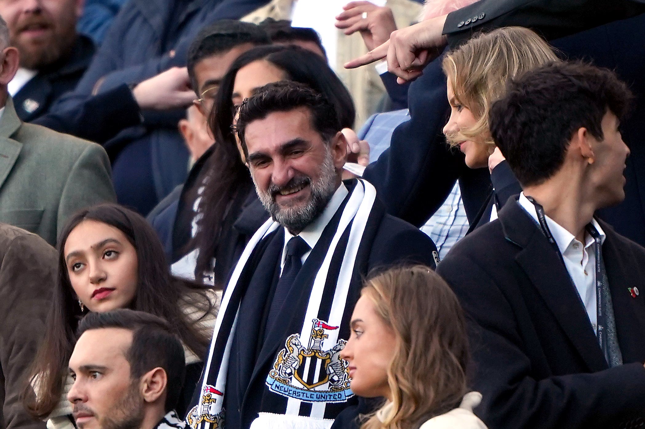 Newcastle chair Yasir Al-Rumayyan (centre) is governor of Saudi Arabia’s Public Investment Fund