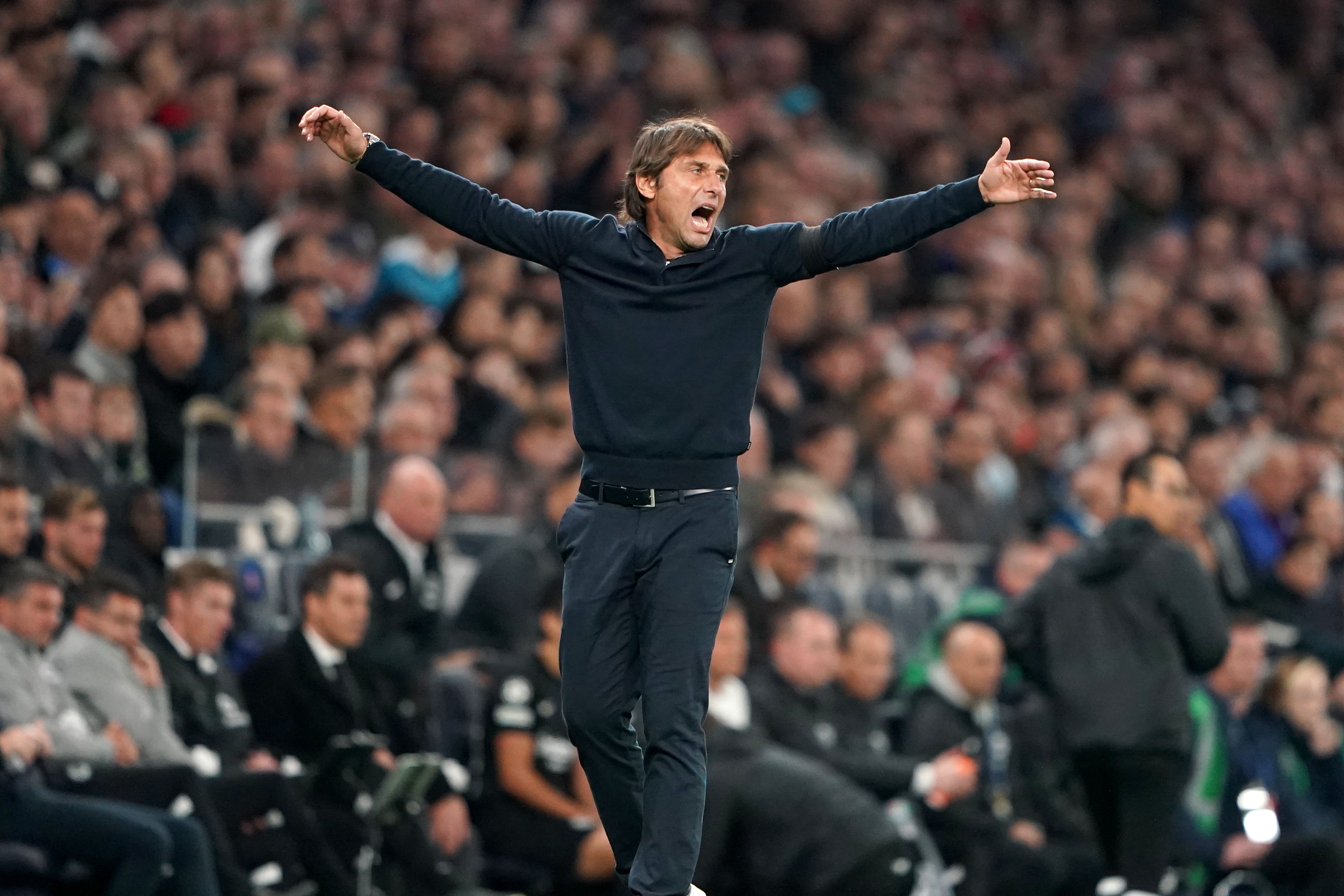 Antonio Conte feared blowing a two-goal lead (Zac Goodwin/PA)