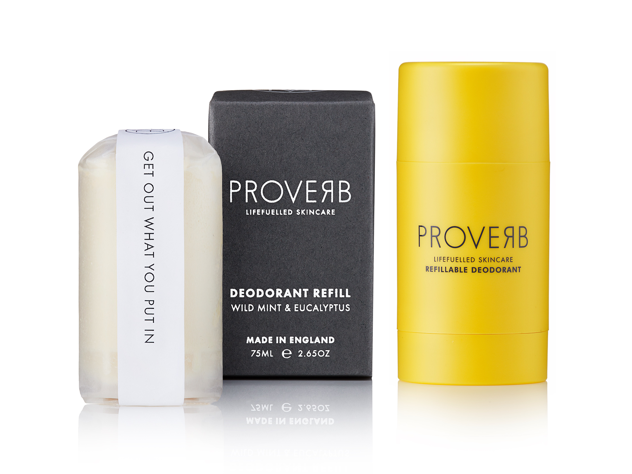 Proverb refillable deodorant