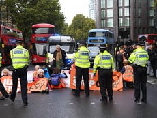 Just Stop Oil demonstrators blocking roads clash with drivers on 13th day of protests