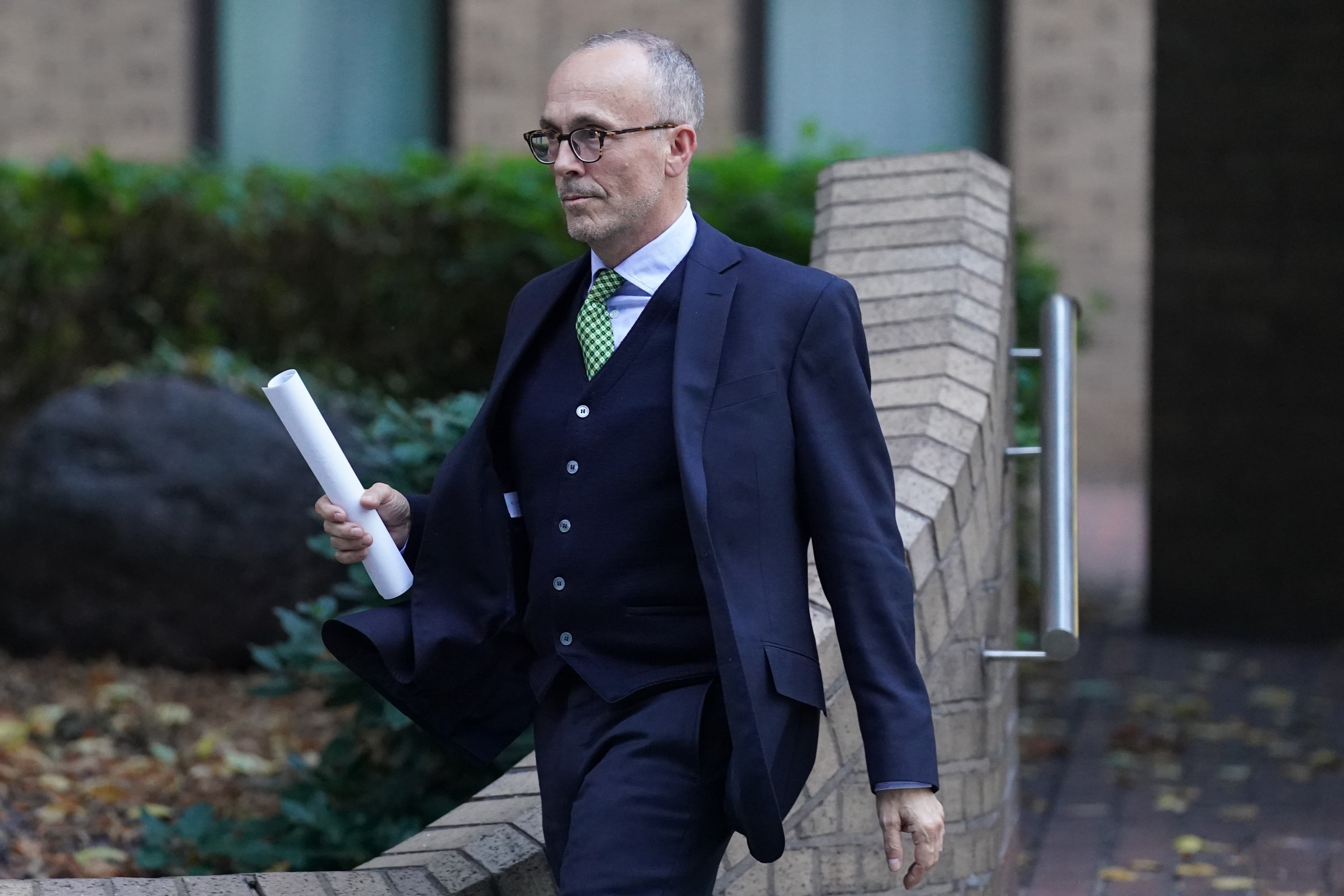 Paul Lyon-Maris leaves Southwark Crown Court (Kirsty O’Connor/PA)