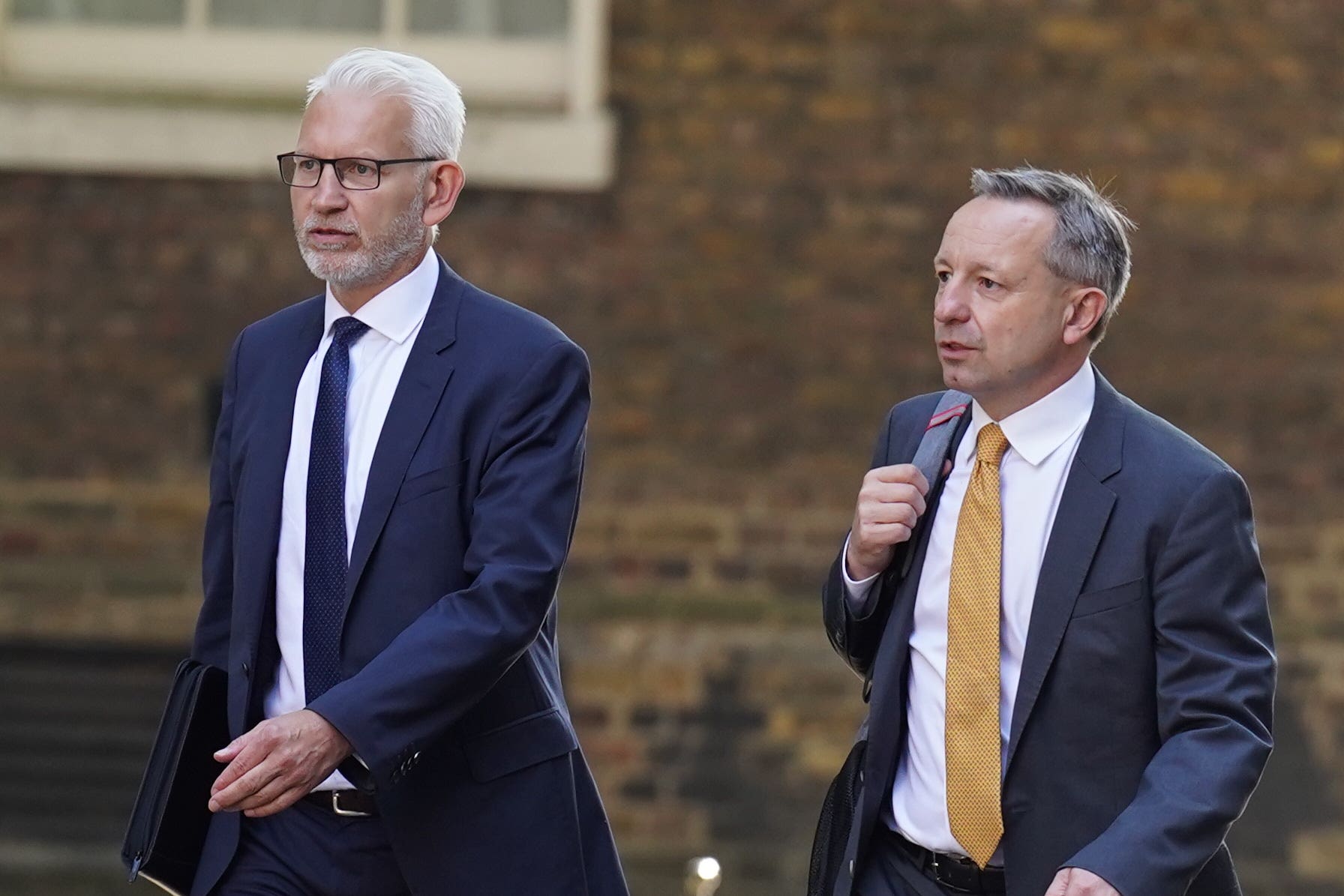 Ofgem CEO Jonathan Brearley (right) was speaking at a conference in London