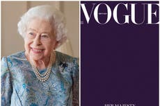 British Vogue mark Queen’s death with traditional purple cover