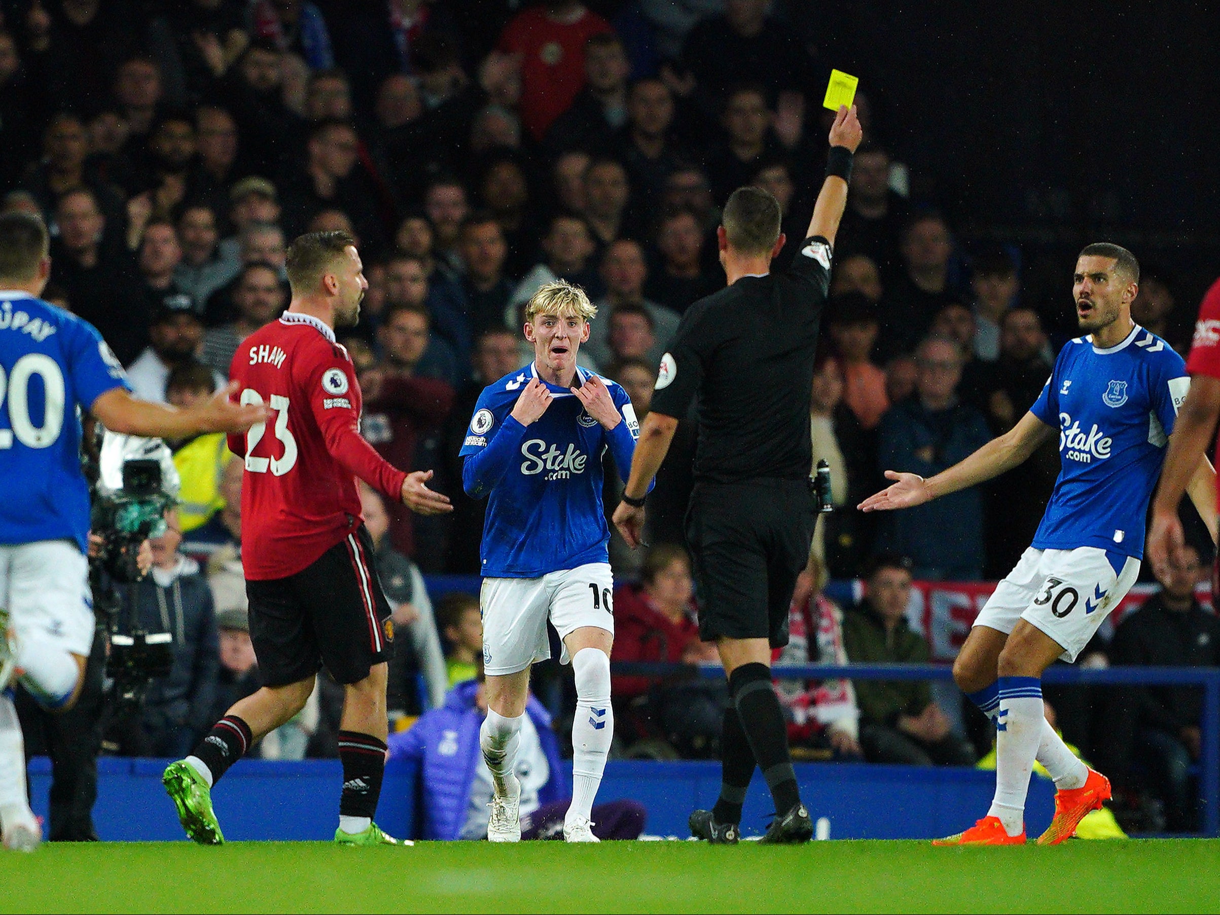 Gordon has been booked five times in his last seven Premier League matches