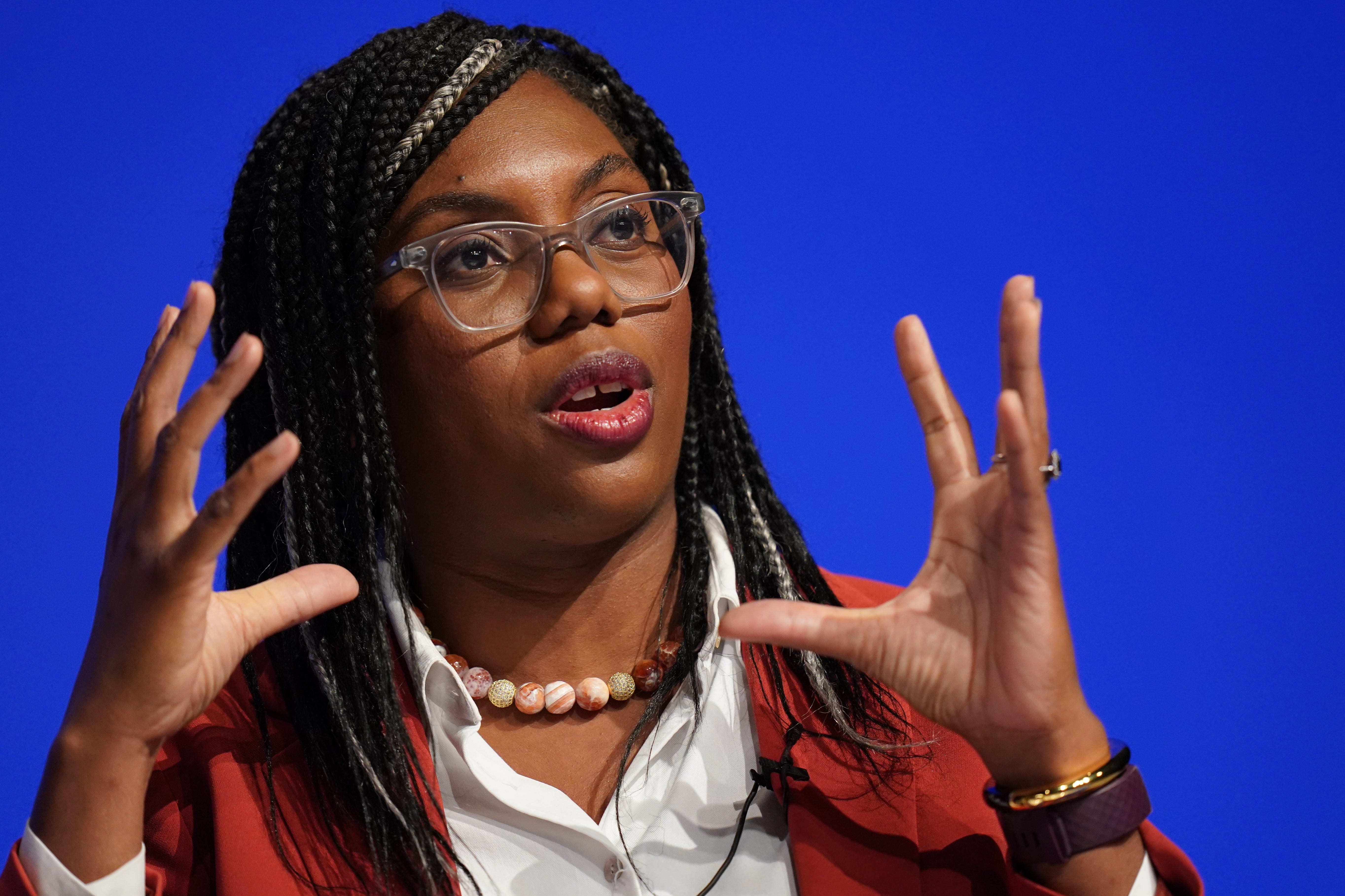 Kemi Badenoch said Tory backbenchers should unite behind the Prime Minister (Jacob King/PA)