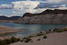 Volcanic rocks are the latest treasures to emerge from parched bed of Lake Mead