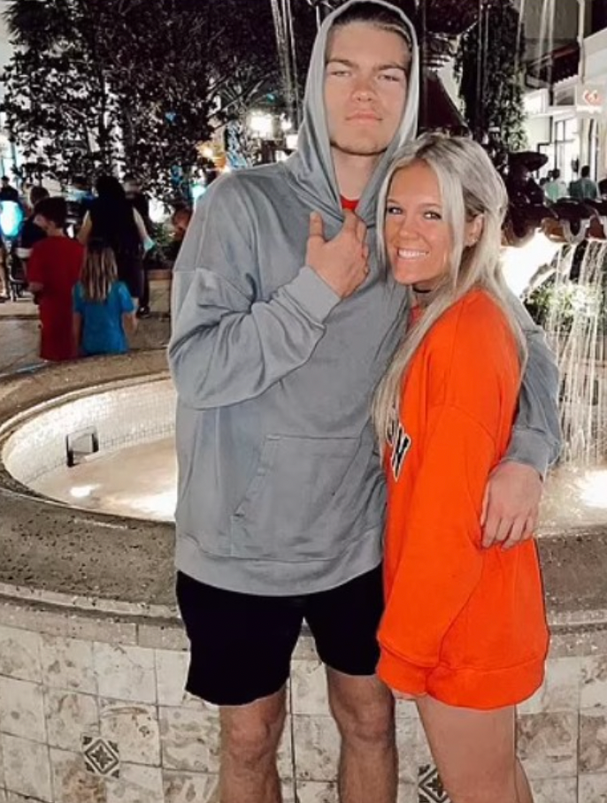 Elijah DeWitt and his girlfriend of five years, Riely Reidling