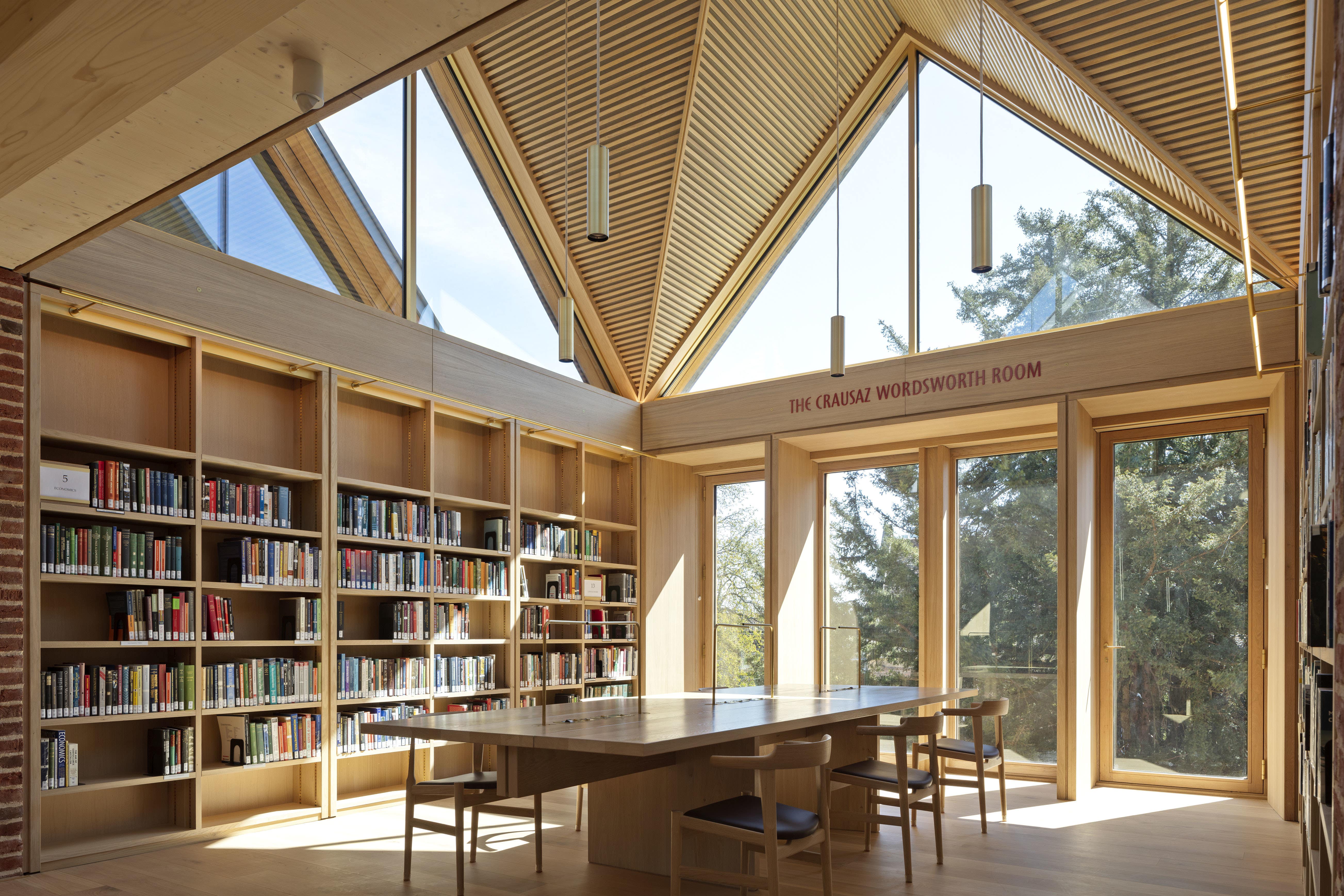 The New Library’s vaulted windows allow natural light to flood in (Riba/PA)