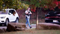 Raleigh shooting – live: Manhunt under way after several reported killed by gunman