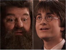 ‘It’s not Hogwarts without you, Hagrid’: Harry Potter fans share poignant clip after Robbie Coltrane’s death