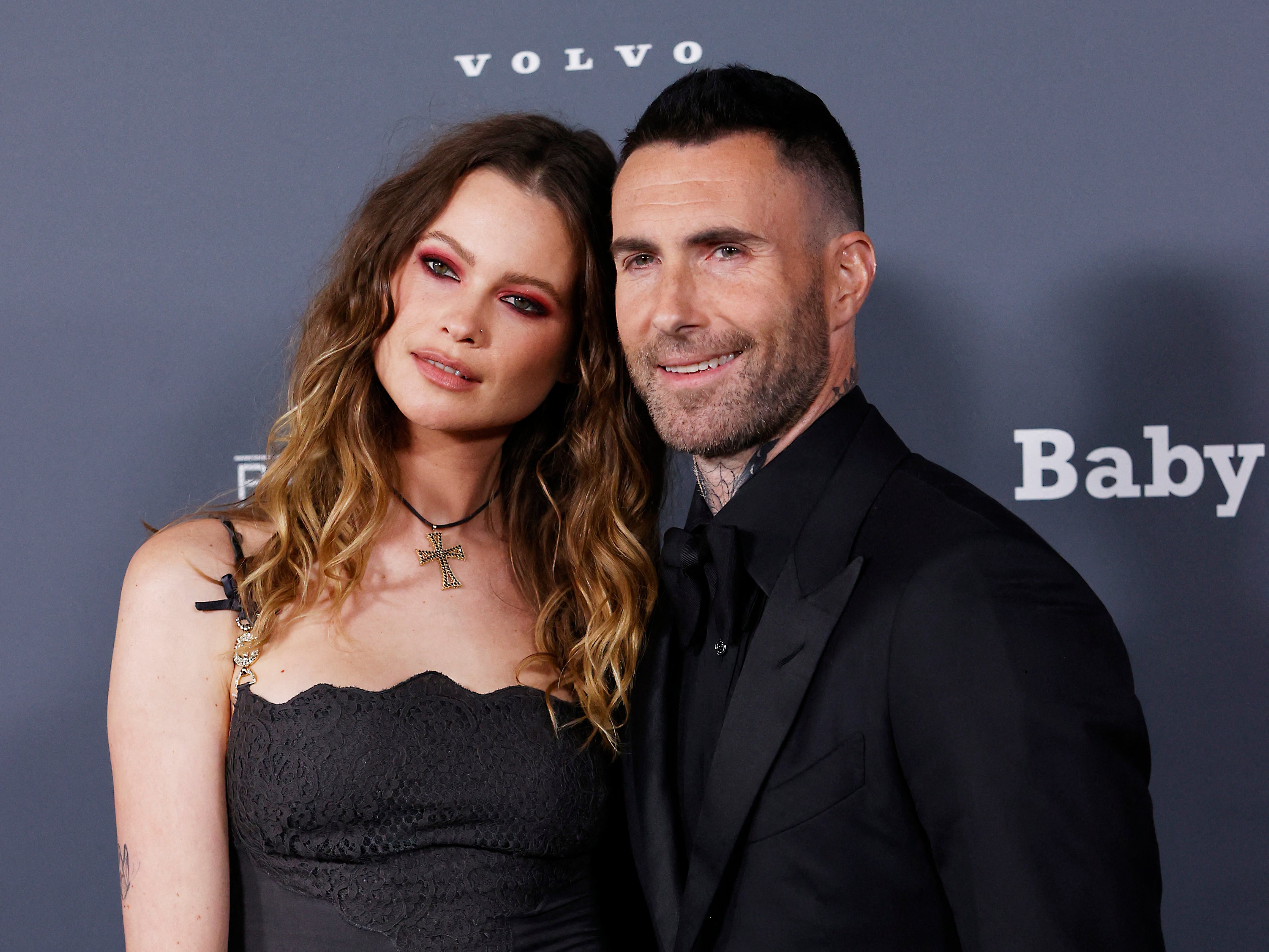 Behati Prinsloo and Adam Levine