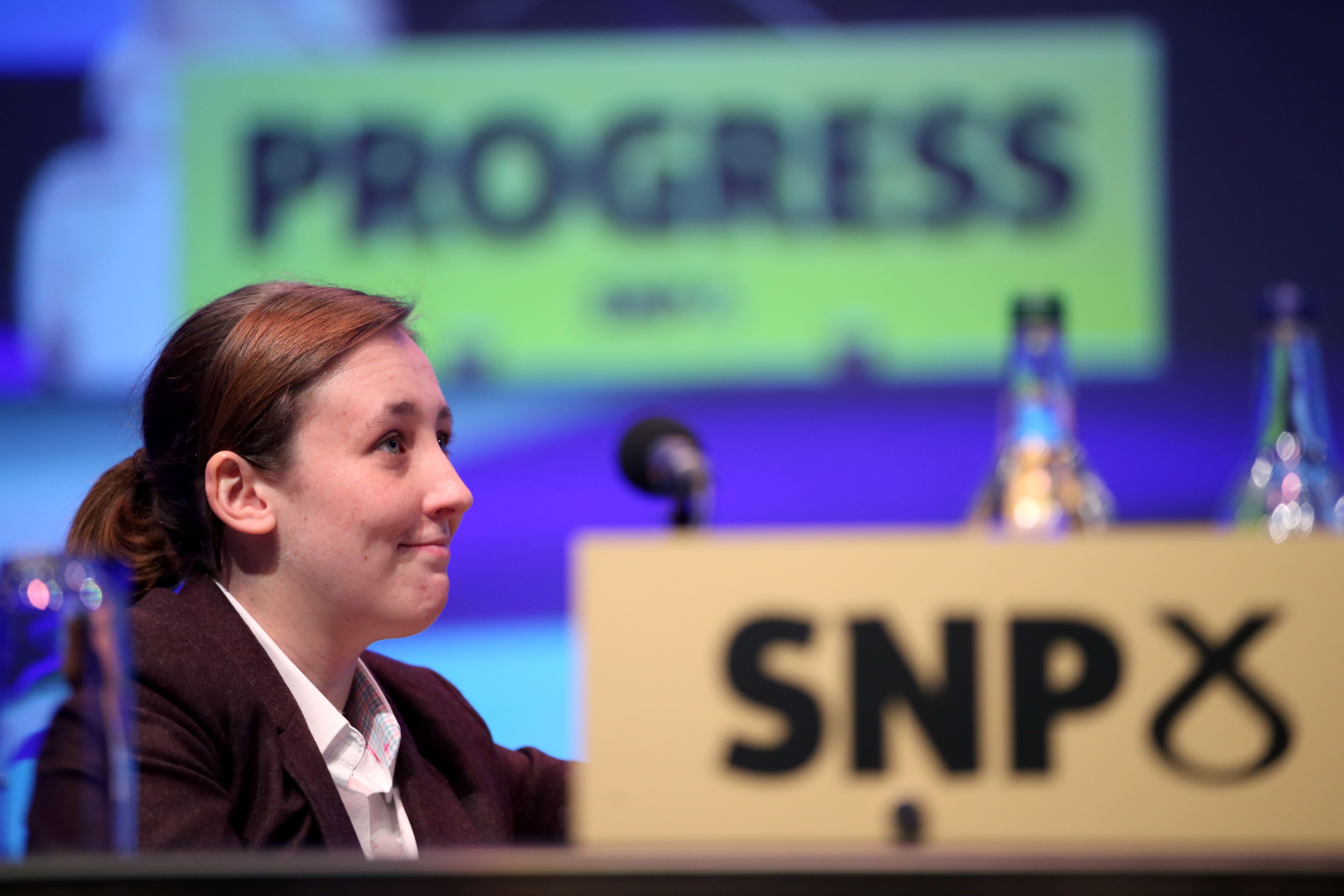 Mhairi Black said Prime Minister Liz Truss is “running on borrowed time”. (Jane Barlow/PA)