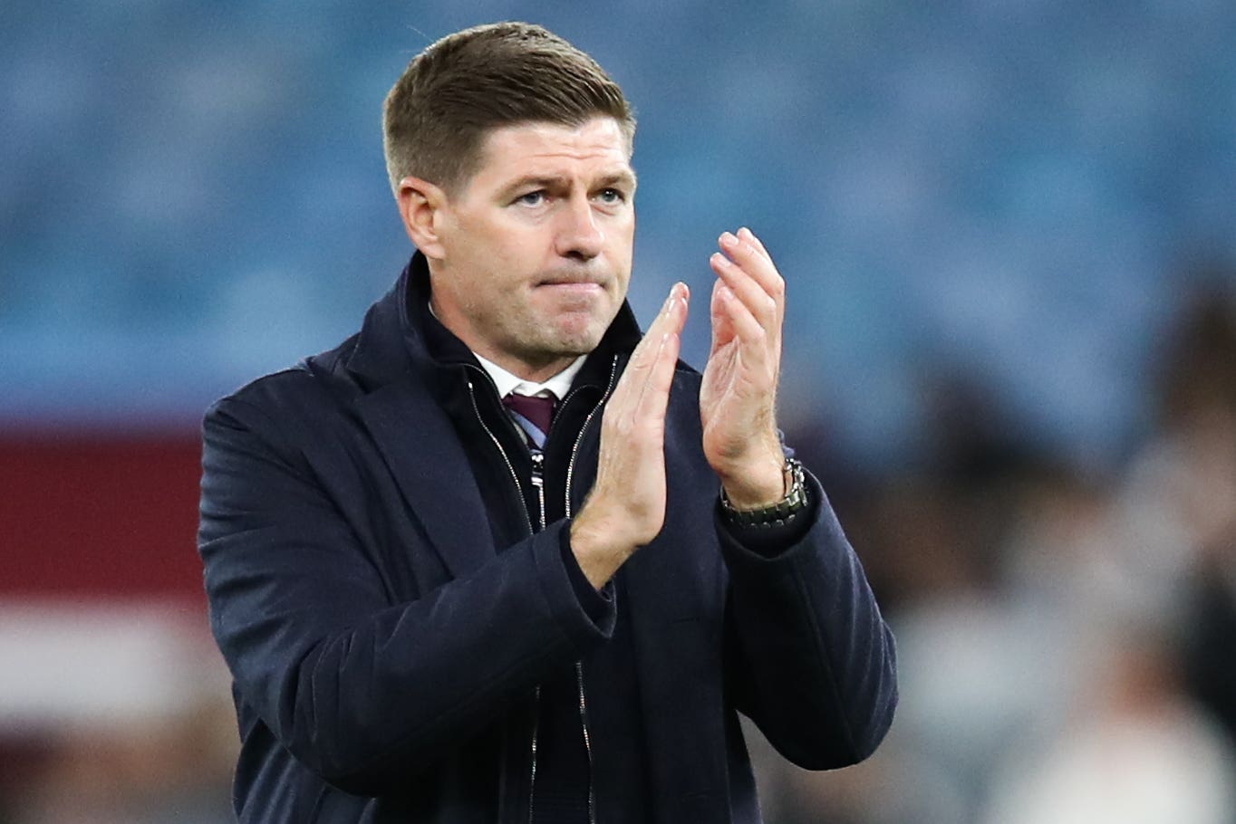 Aston Villa manager Steven Gerrard welcomes Chelsea on Sunday (Isaac Parkin/PA)