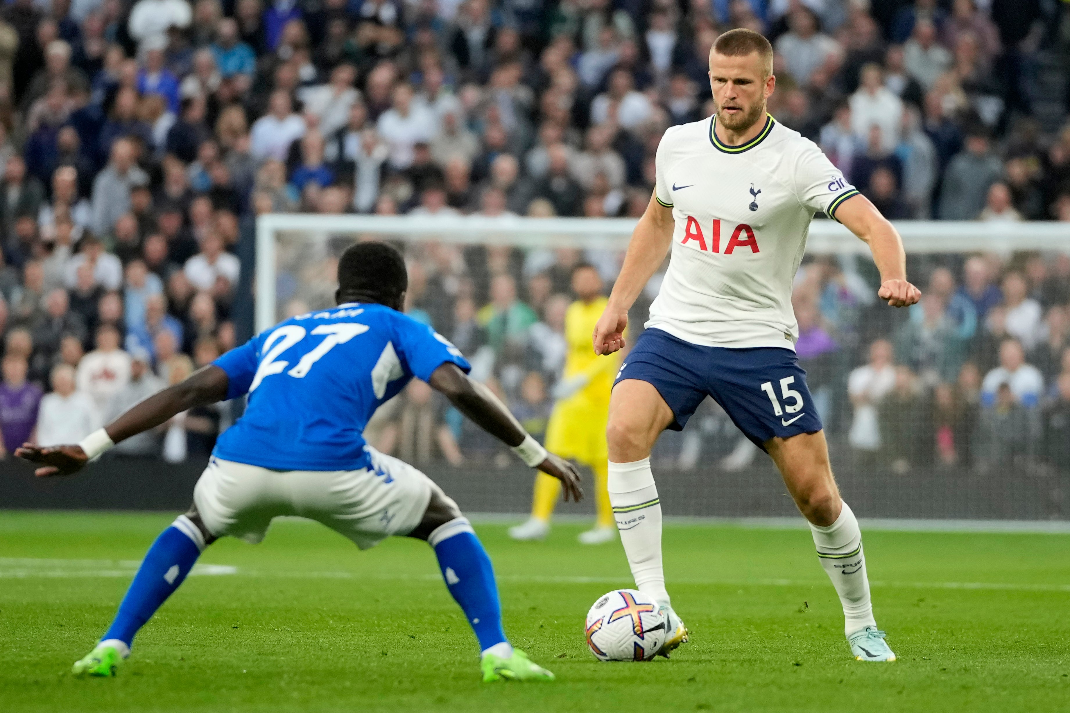 Eric Dier on the ball for Spurs