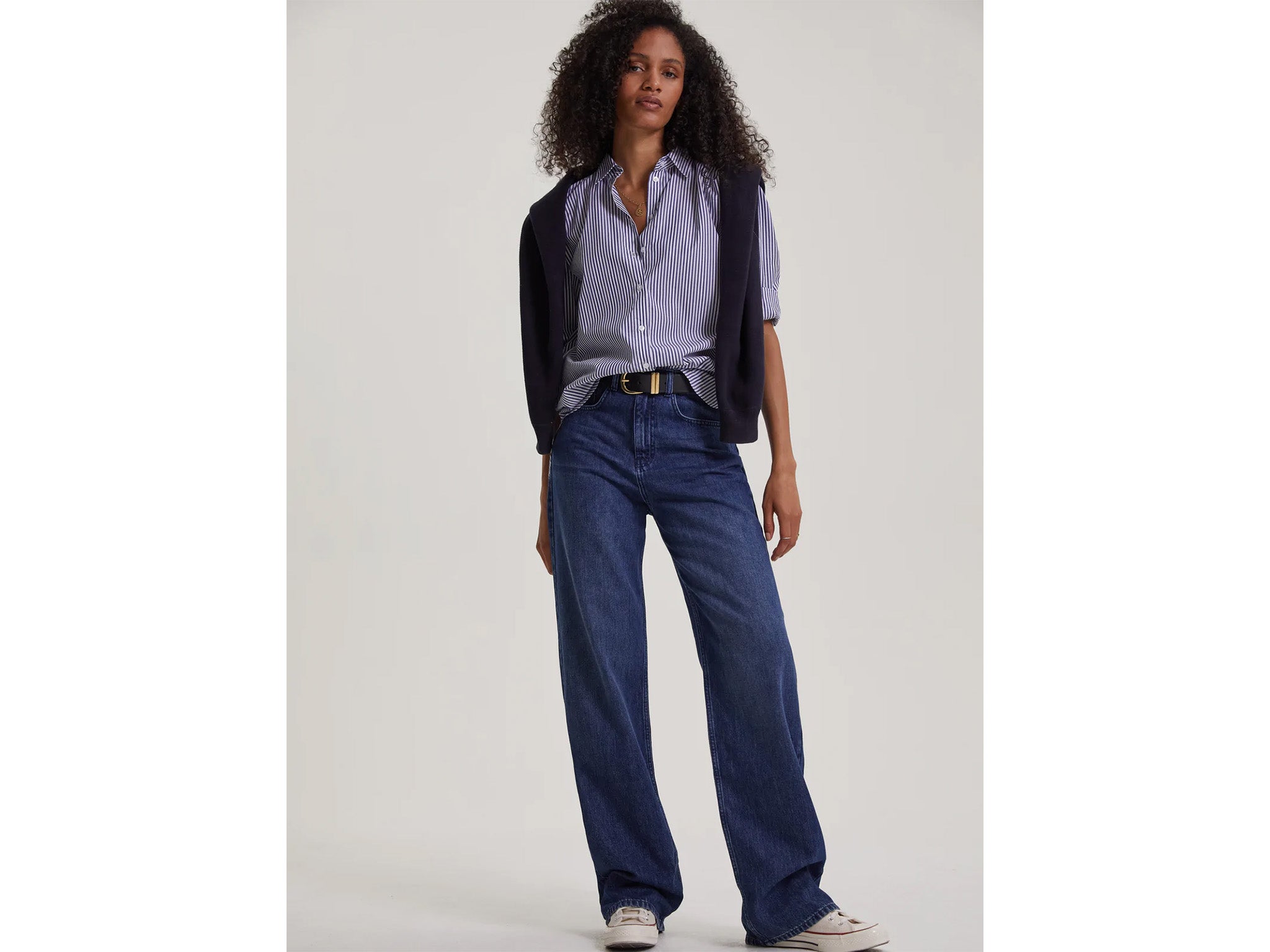 Baukjen organic wide leg jeans