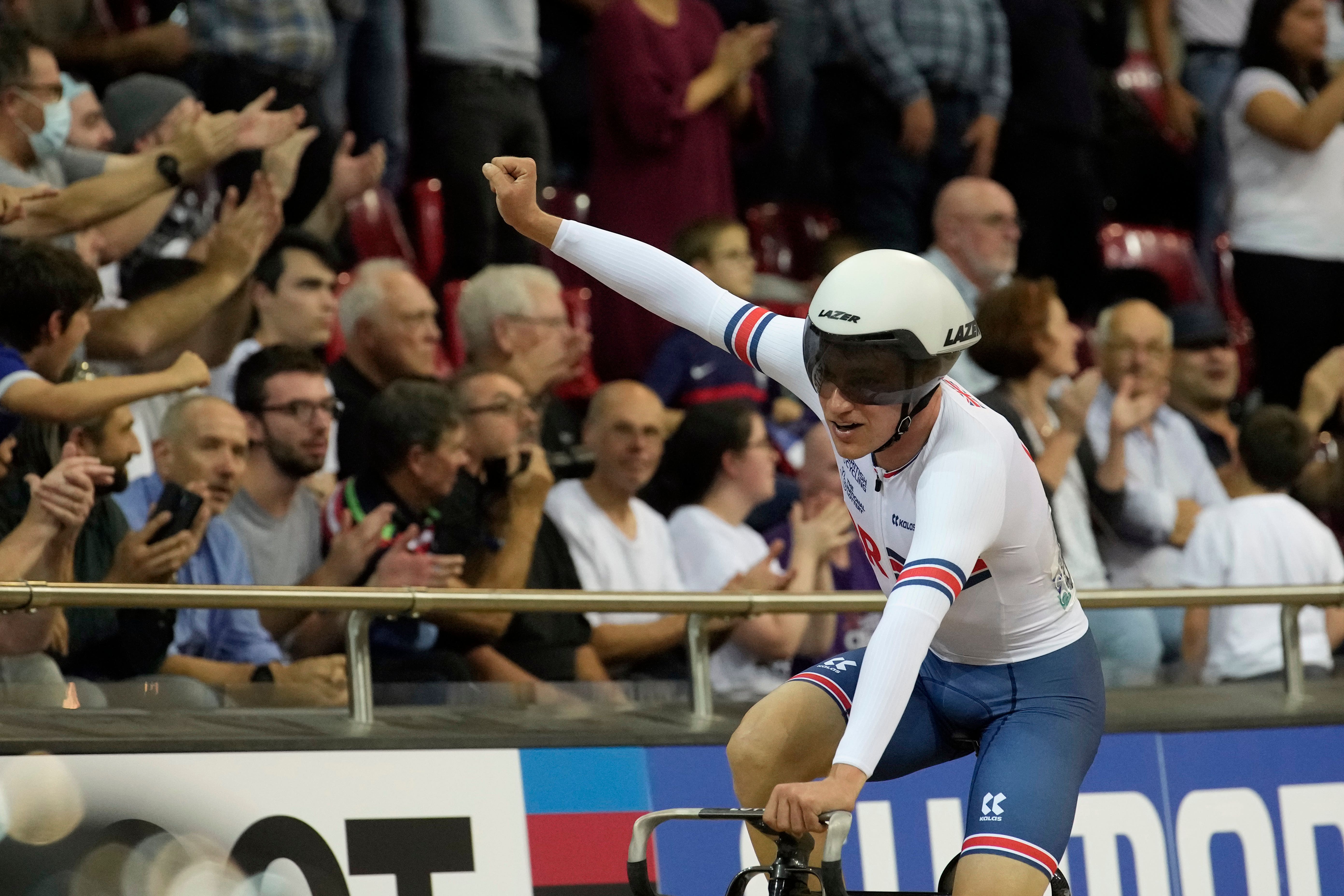 Great Britain’s Ethan Hayter won World Championship omnium gold in Paris in 2022