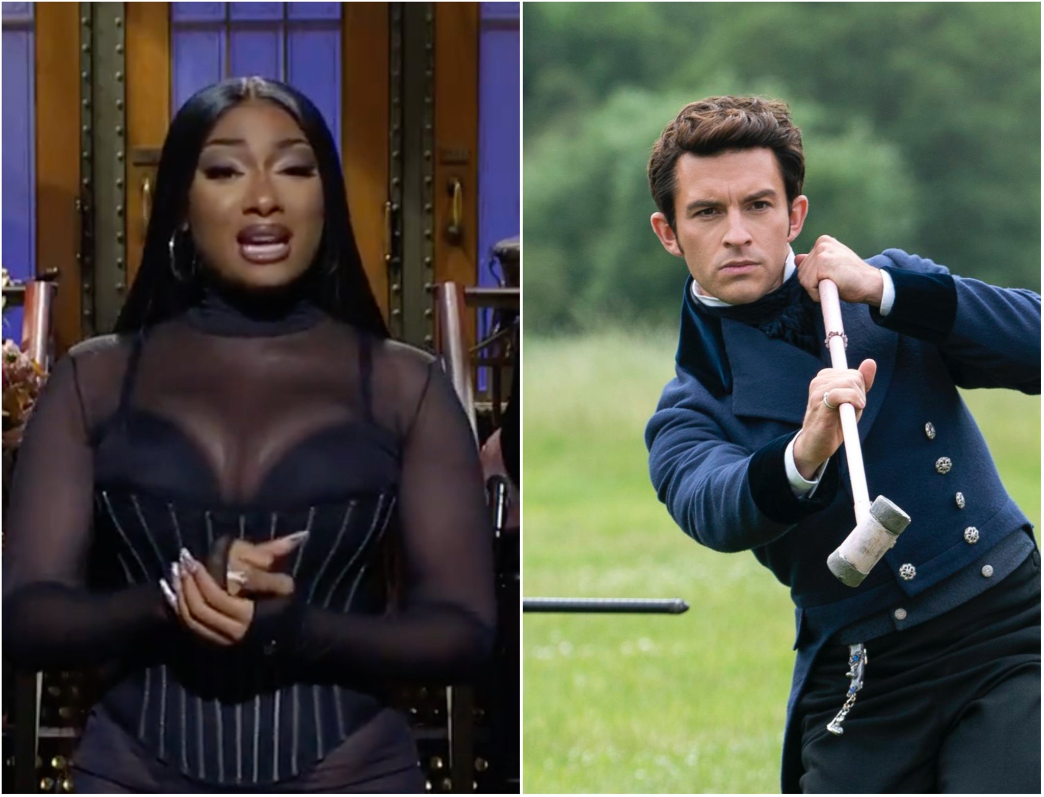 ‘Put me in Bridgerton b****’: Megan Thee Stallion shows off British accent in SNL opening monologue