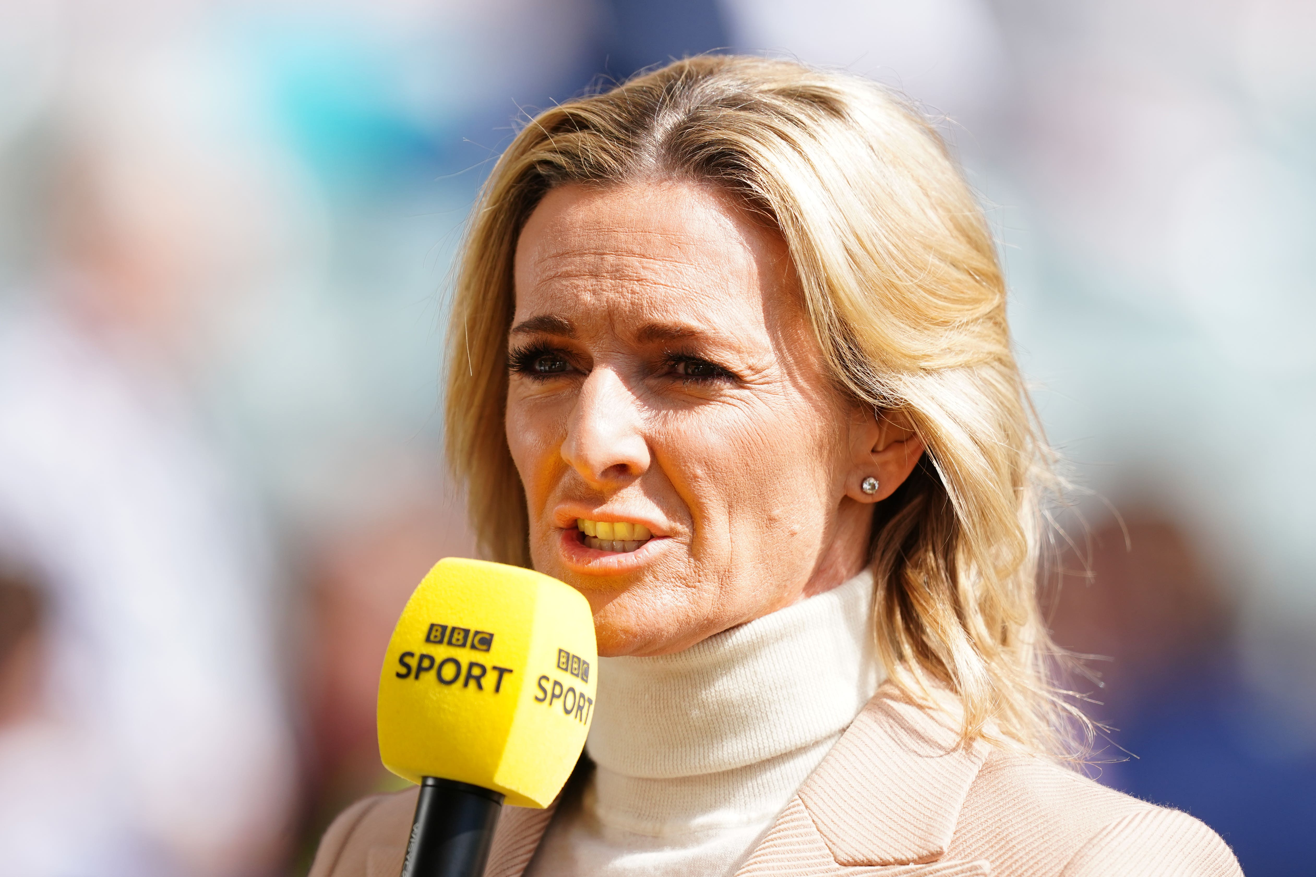 BBC Sport presenter Gabby Logan is a Newcastle fan (PA)