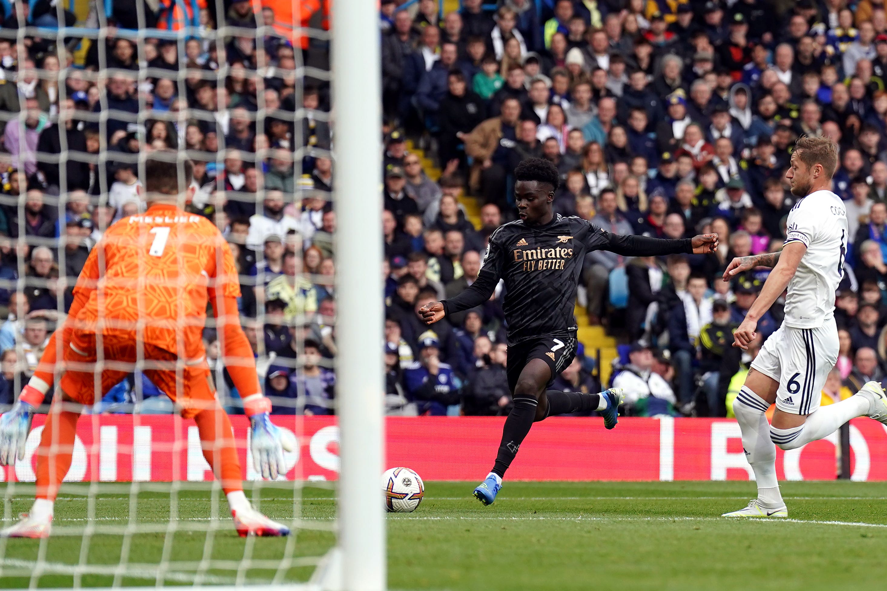 Bukayo Saka scored Arsenal’s winner (Tim Goode/PA)